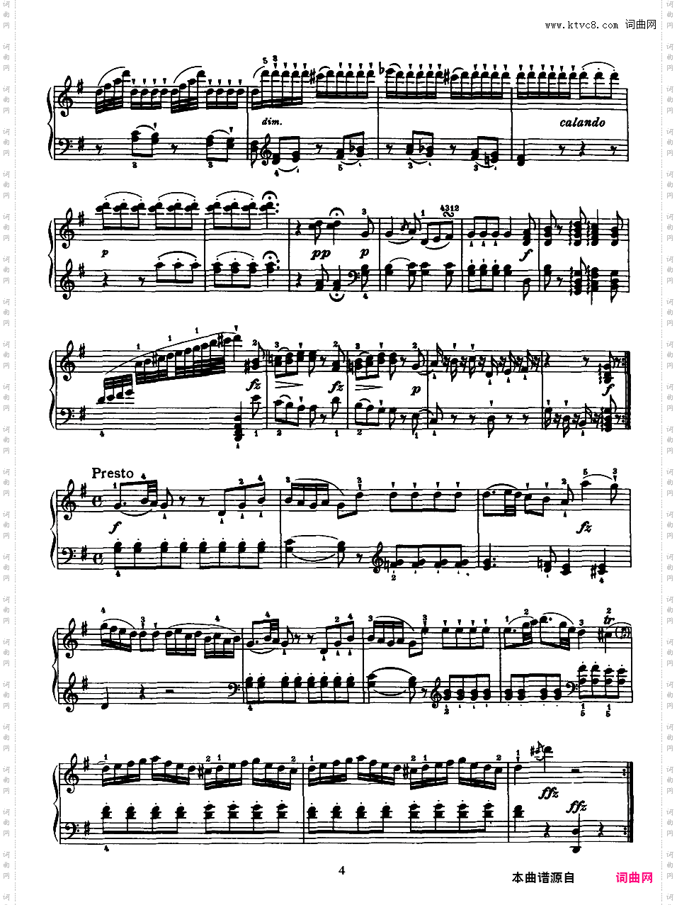 52首钢琴奏鸣曲 52 Piano SonatasPiano Sonata No 40 in G_NoRestriction