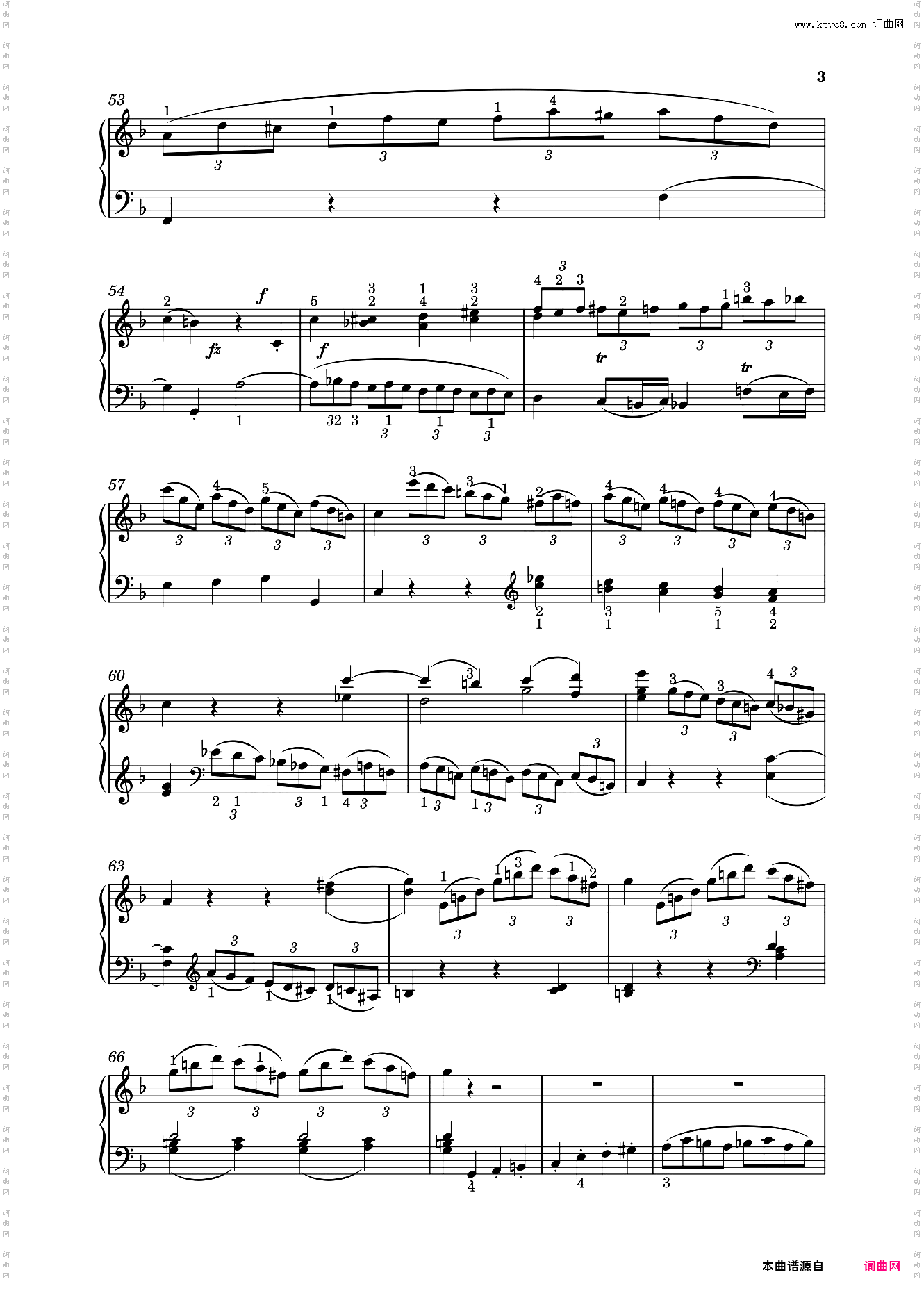 钢琴奏鸣曲KV533