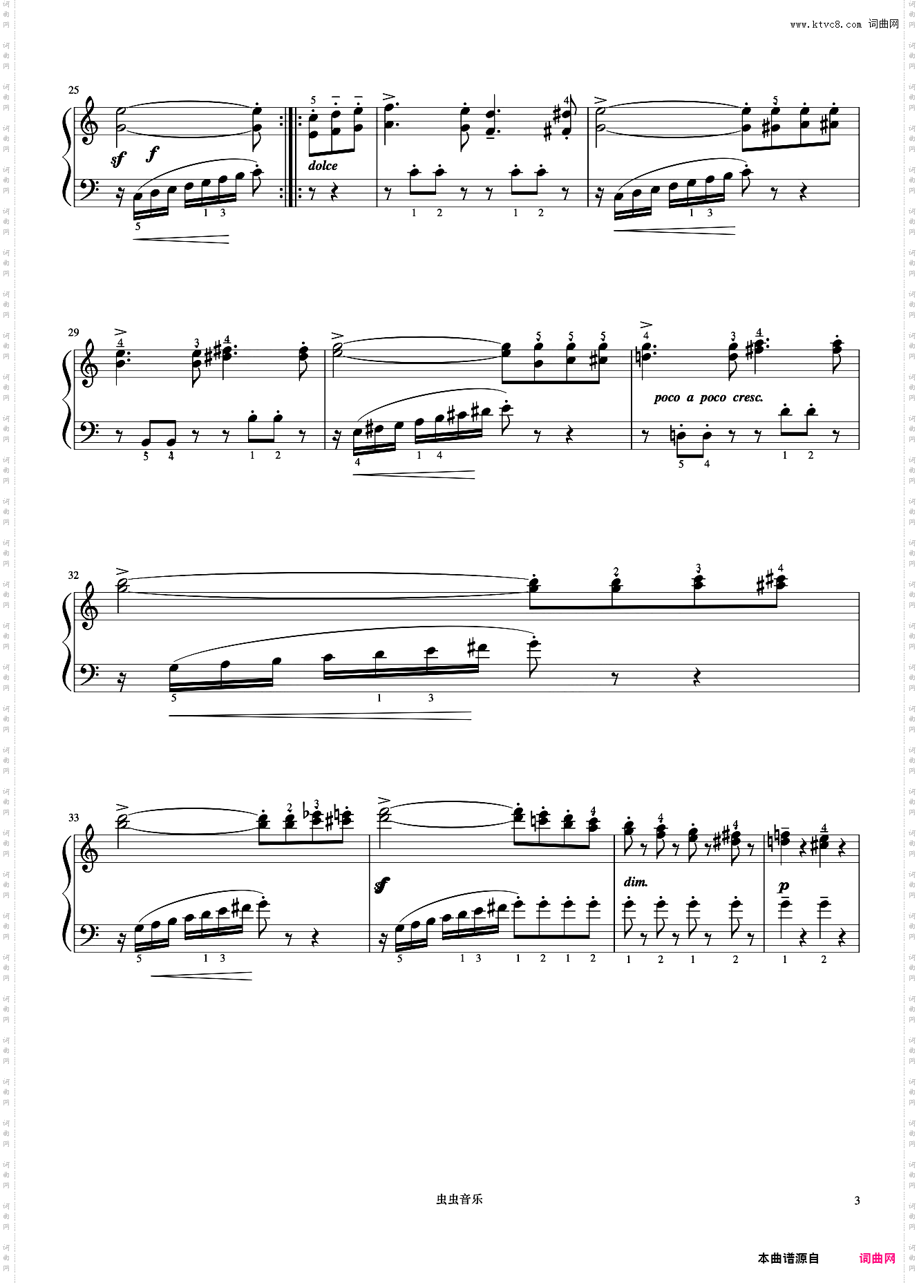 小奏鸣曲 Op·55 No·3 第一乐章《小奏鸣曲集》