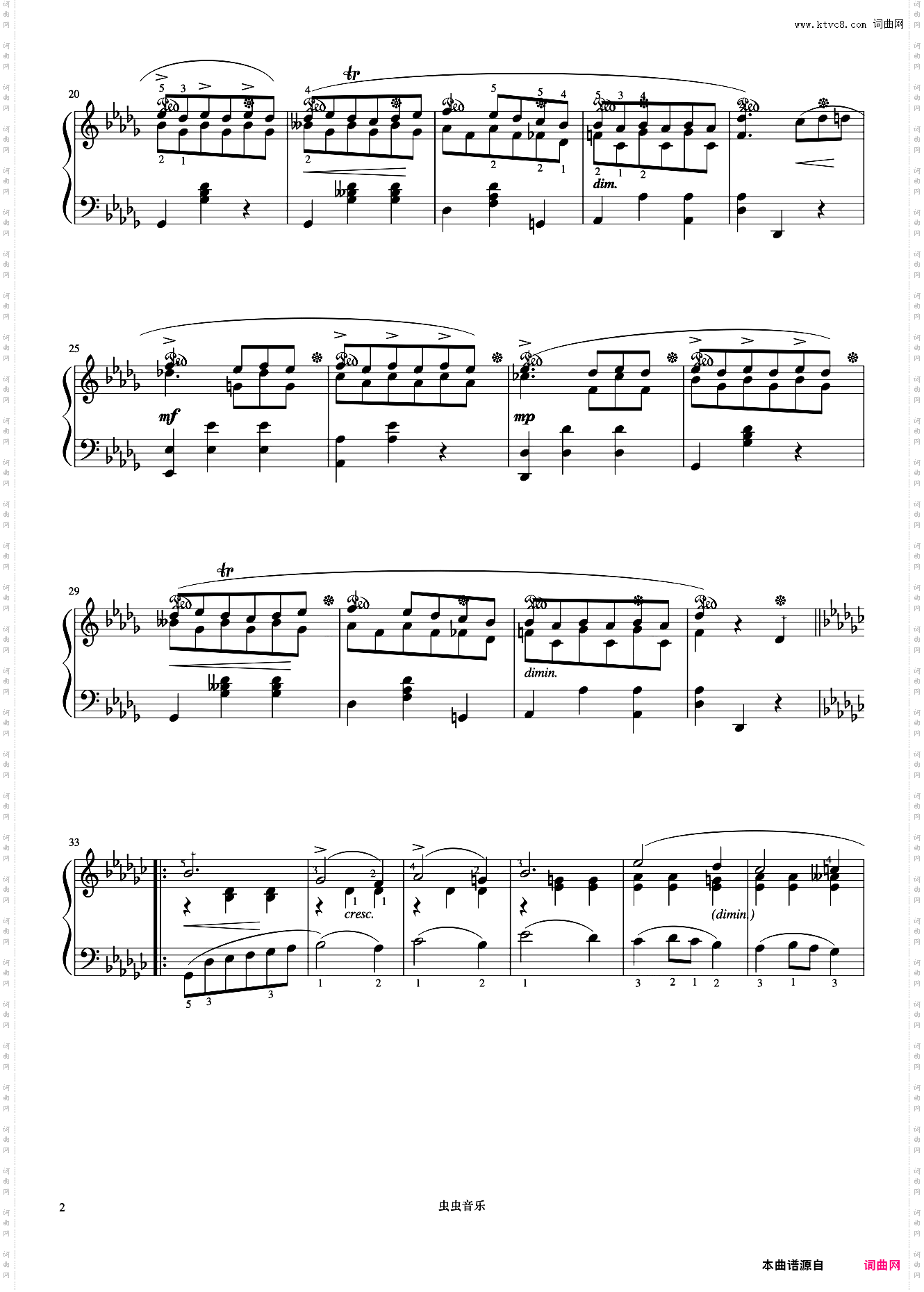 圆舞曲 Op·70 No·3《肖邦圆舞曲集》