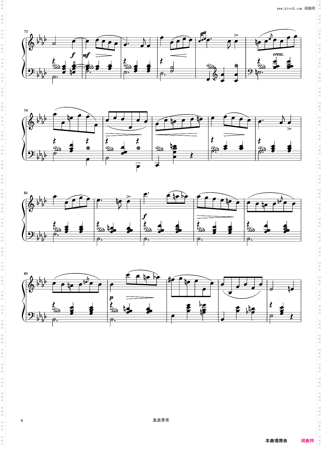 圆舞曲Op·70 No·2《肖邦圆舞曲集》