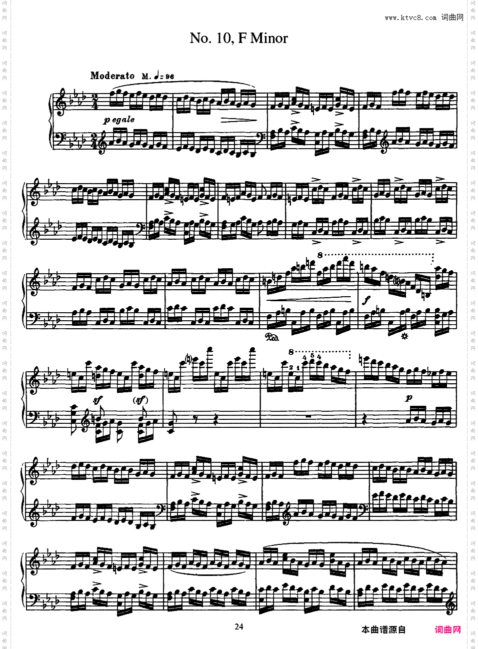 12首钢琴练习曲 12 Etudes S·136