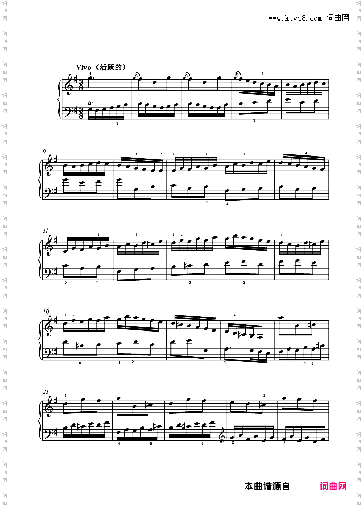 9级02G大调奏鸣曲