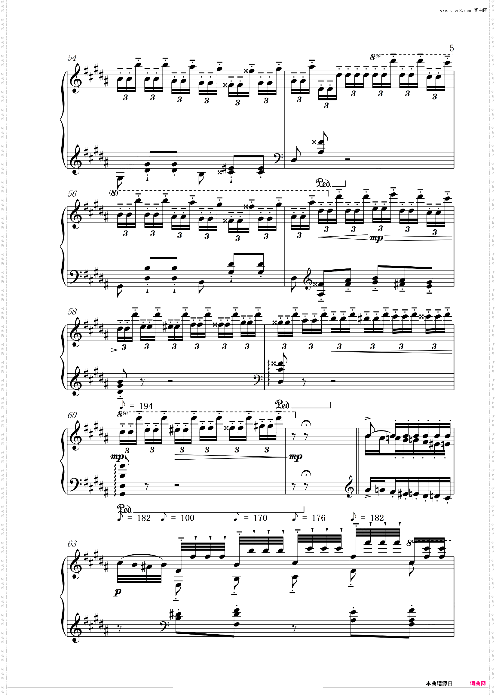 世界最难钢琴曲之【钟】-【La campanella】李斯特