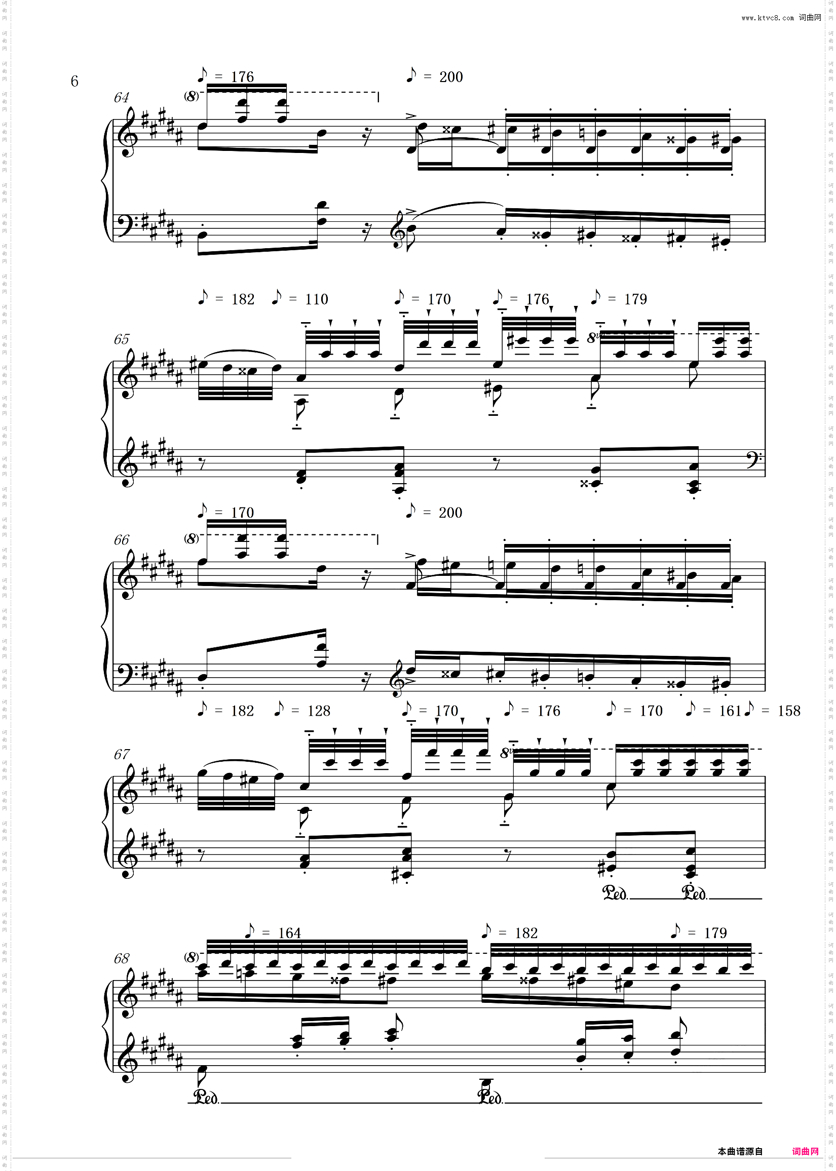 世界最难钢琴曲之【钟】-【La campanella】李斯特