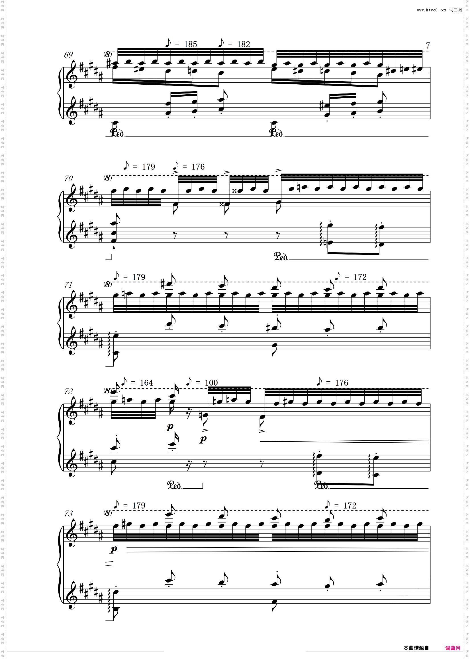 世界最难钢琴曲之【钟】-【La campanella】李斯特