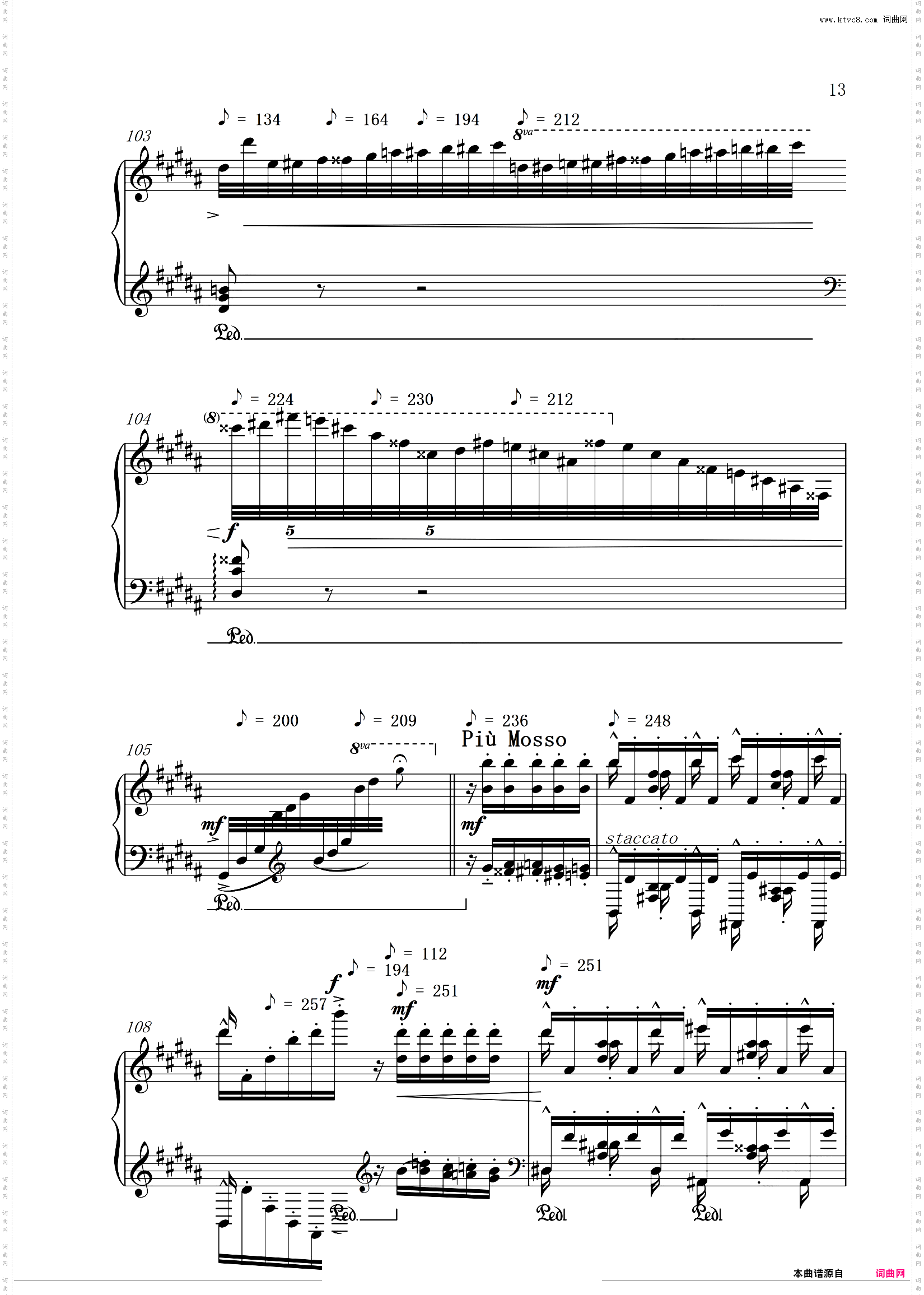 世界最难钢琴曲之【钟】-【La campanella】李斯特