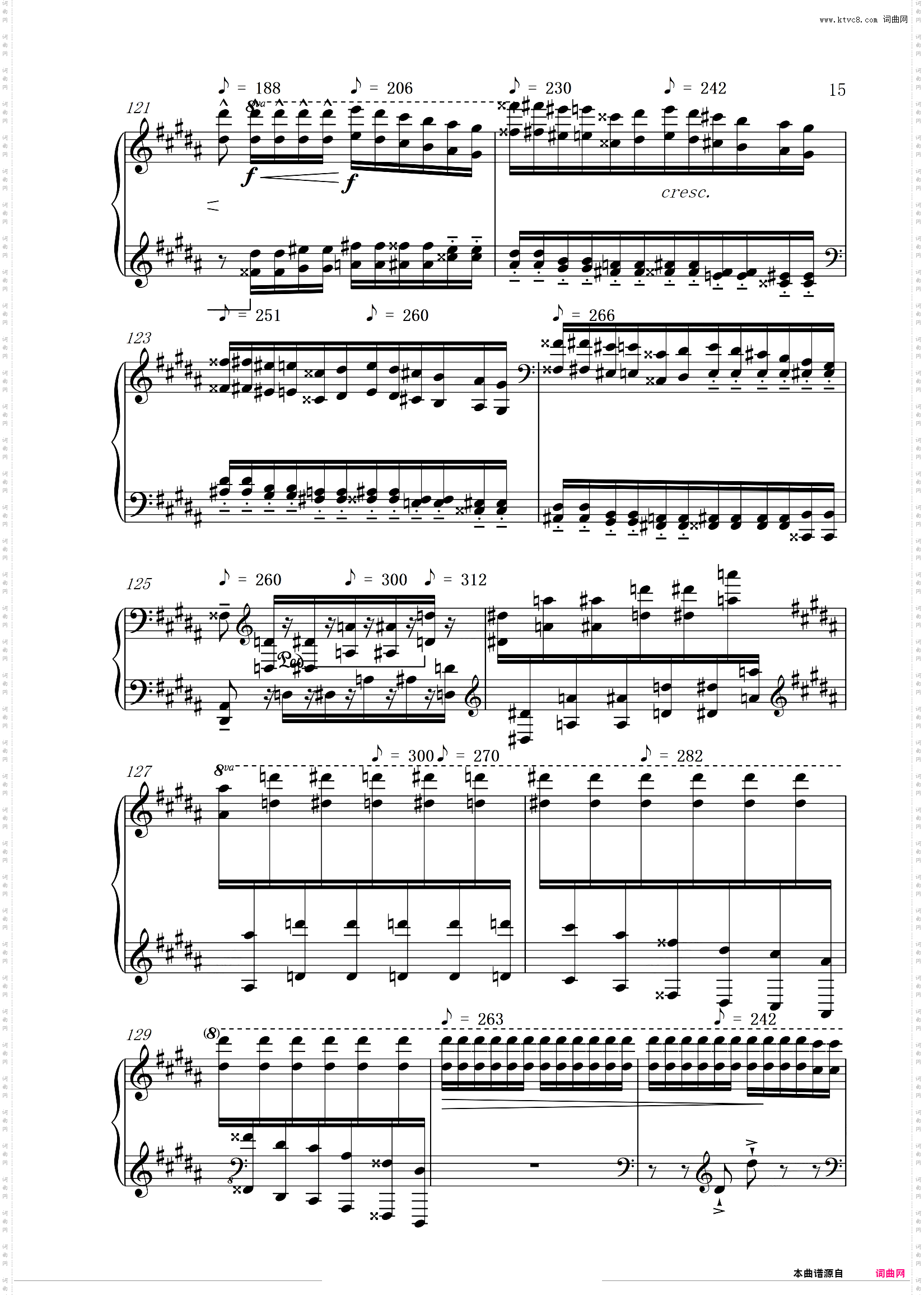 世界最难钢琴曲之【钟】-【La campanella】李斯特