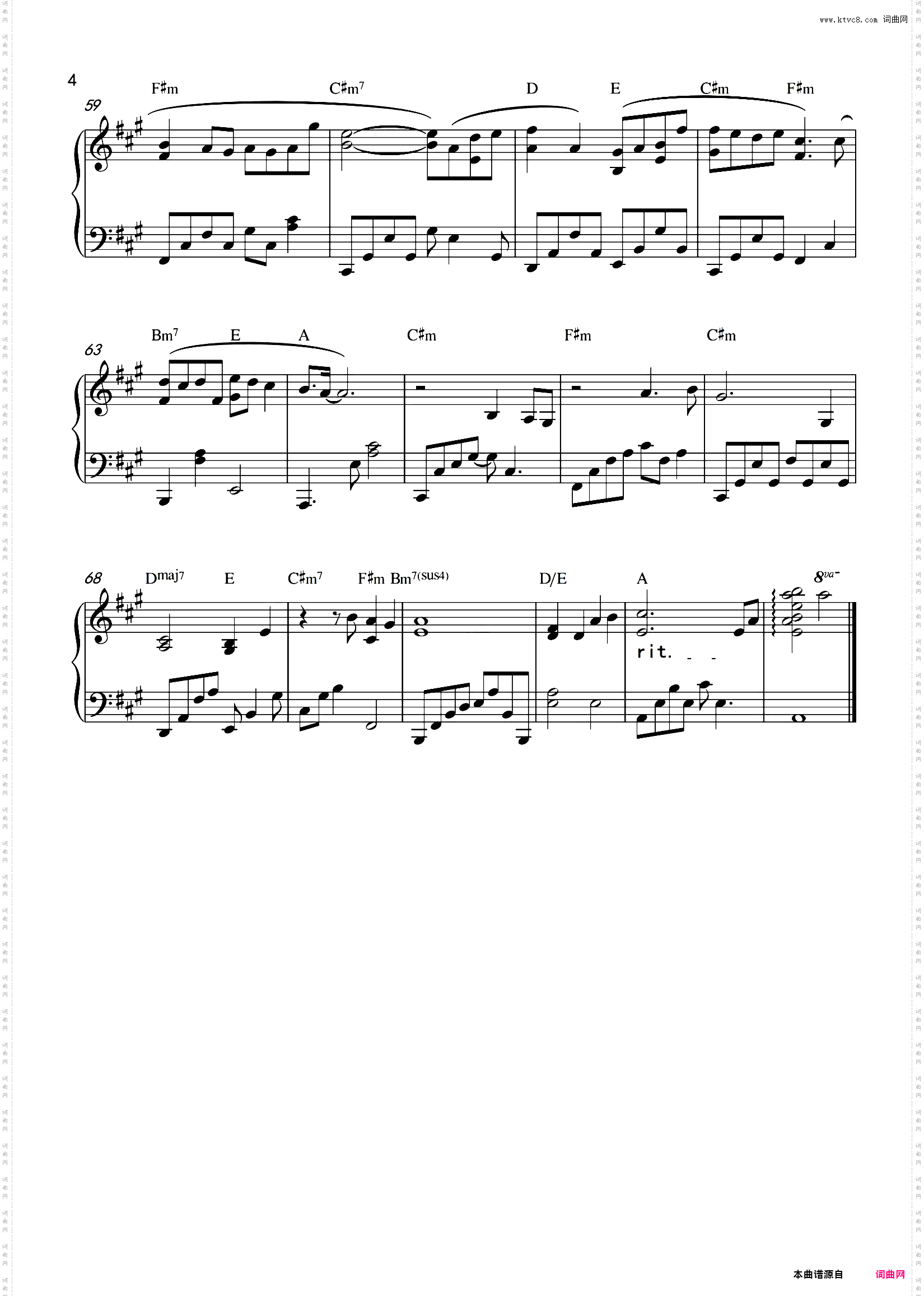 林俊杰-《爱与希望》精编钢琴独奏