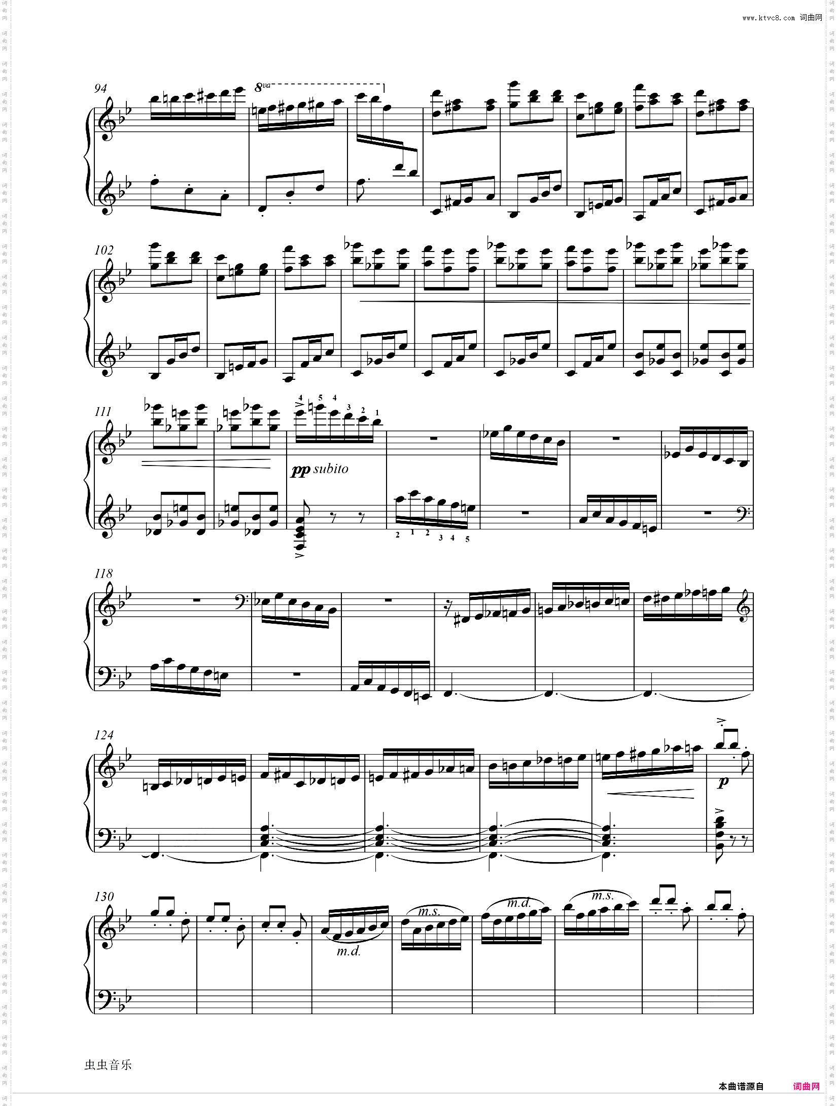 【莫什科夫斯基】 火花Etincelles Op·36 No·6