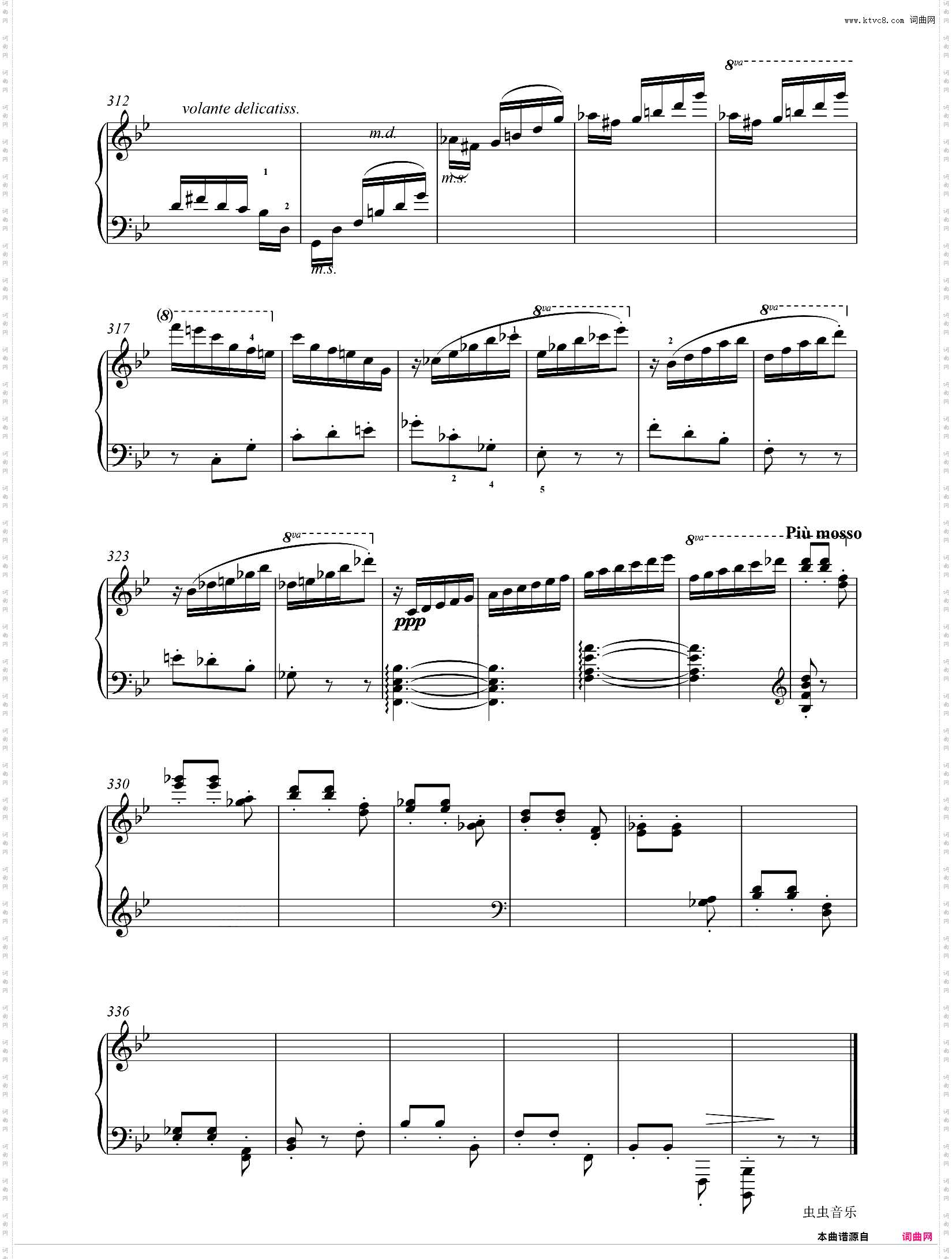 【莫什科夫斯基】 火花Etincelles Op·36 No·6