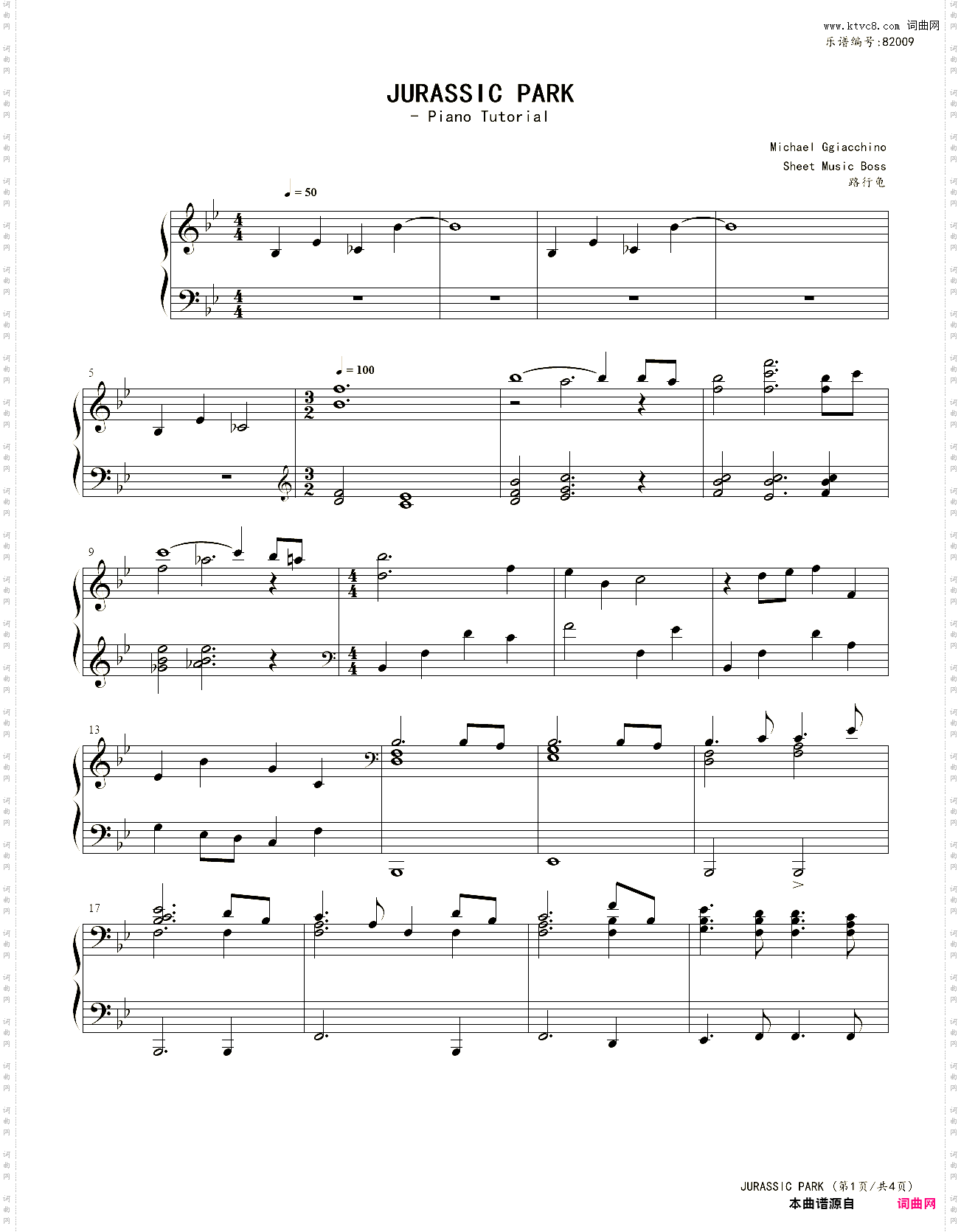 JURASSIC PARK侏罗纪公园主题曲