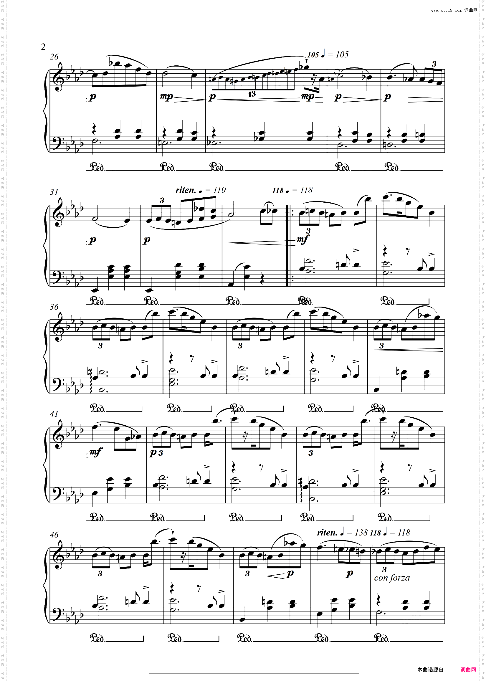 降A大调第9号华尔兹，作品69第1首