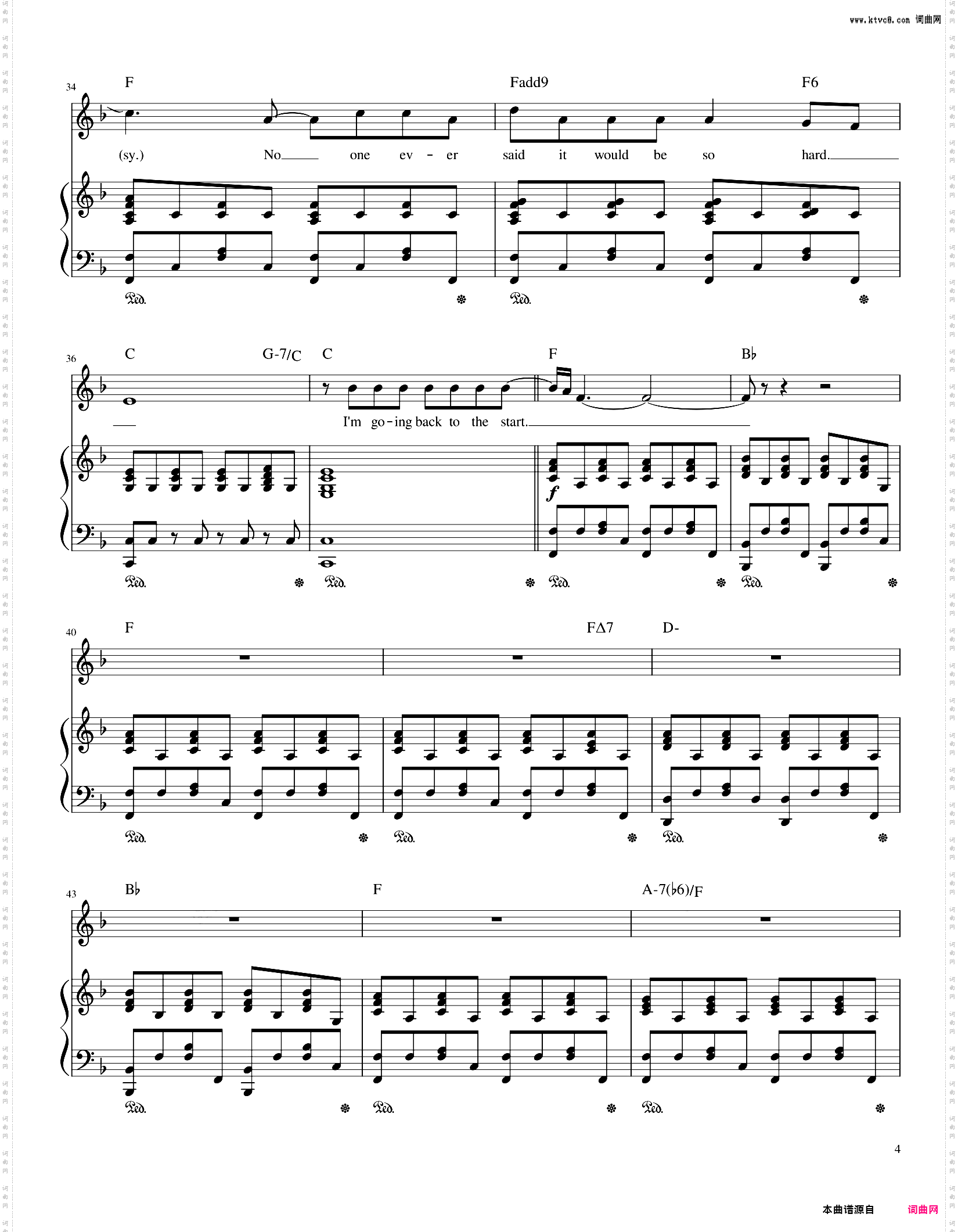 The Scientist - Coldplay 酷玩乐队