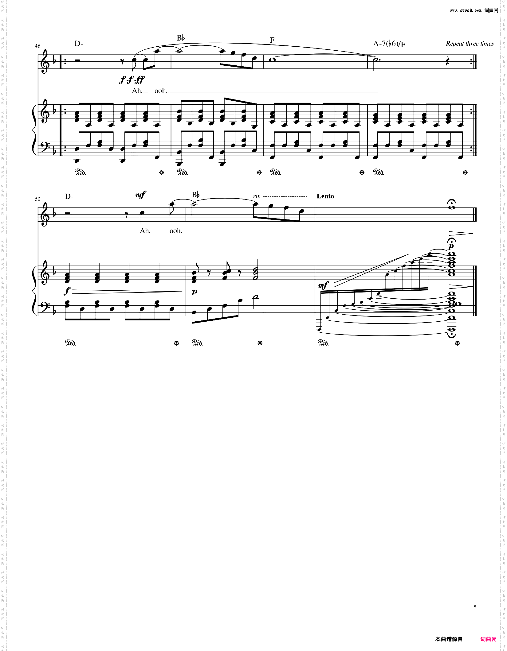 The Scientist - Coldplay 酷玩乐队