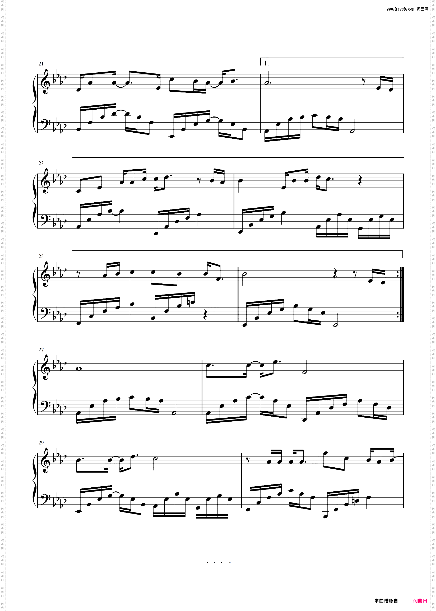 好想好想 原调简易版 赵薇 /古巨基