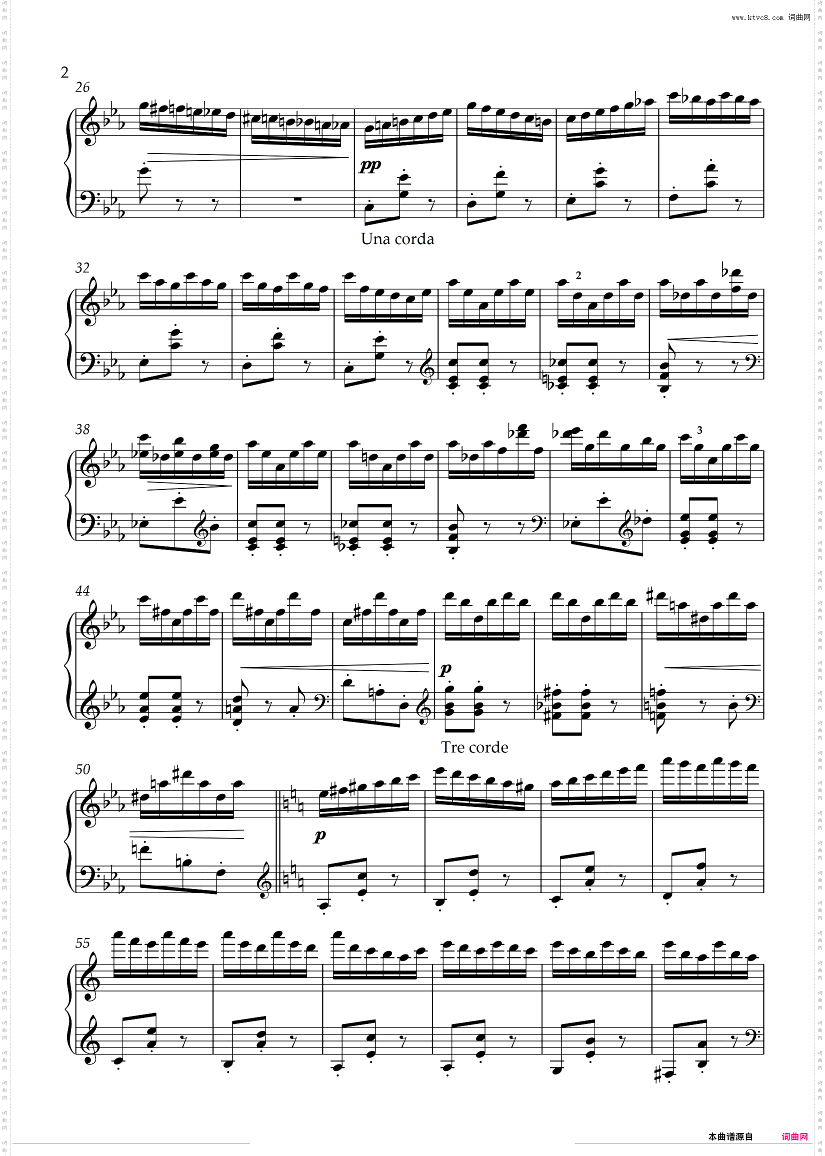 étude de concert 音乐会练习曲 Opus 13