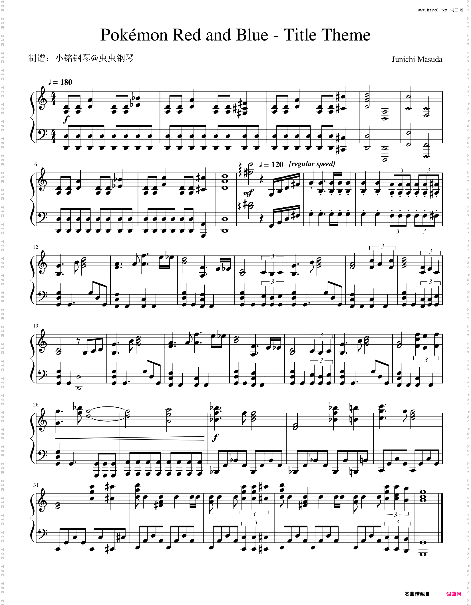 Pokémon Red and Blue - Title Theme