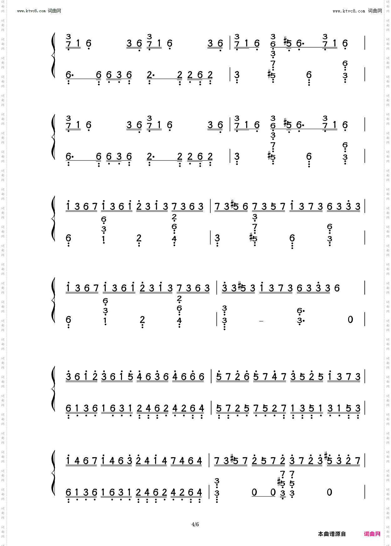 Maksim Mrvica《克罗地亚狂想曲》_钢琴简谱
