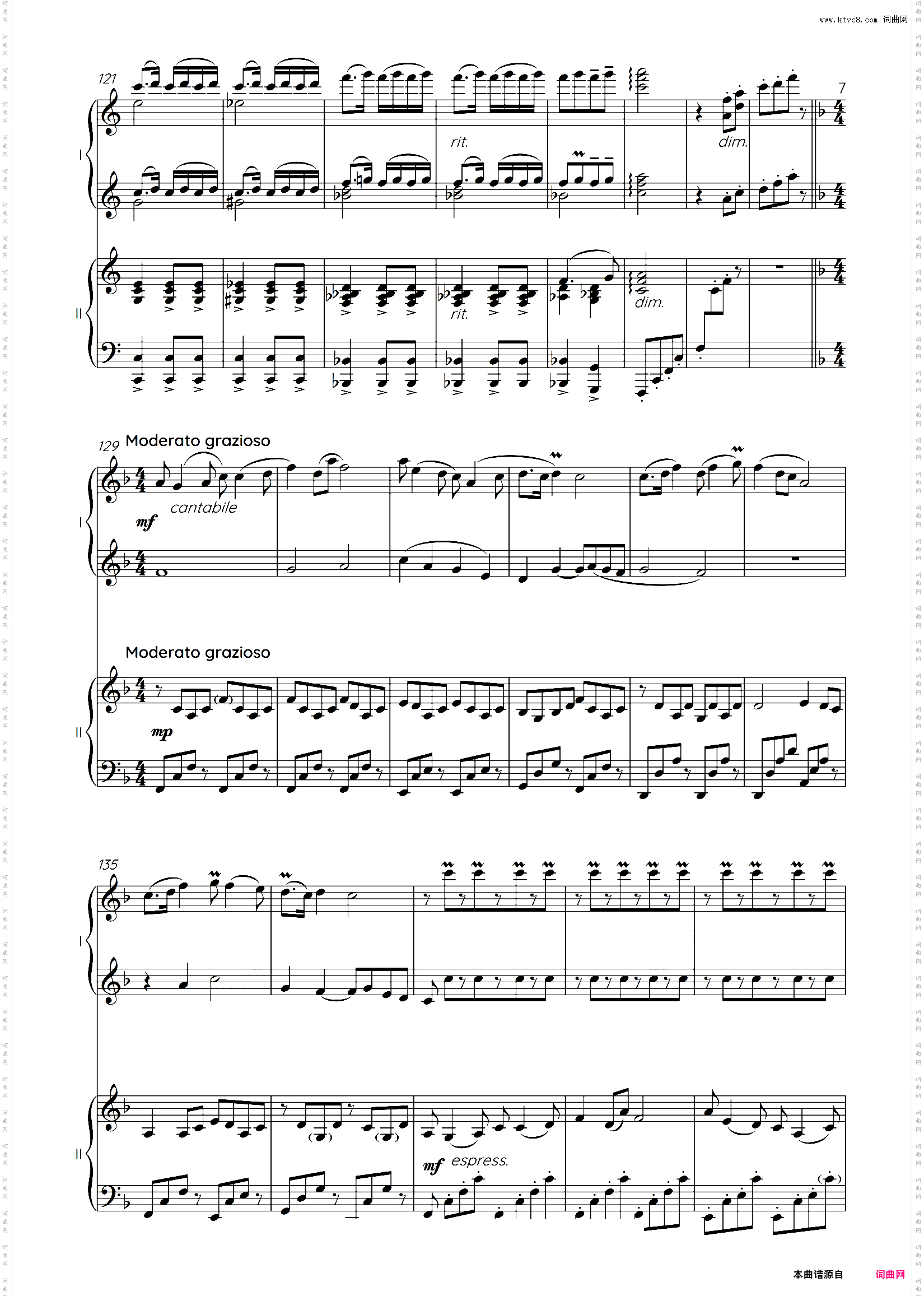 春节序曲1956_四手联弹