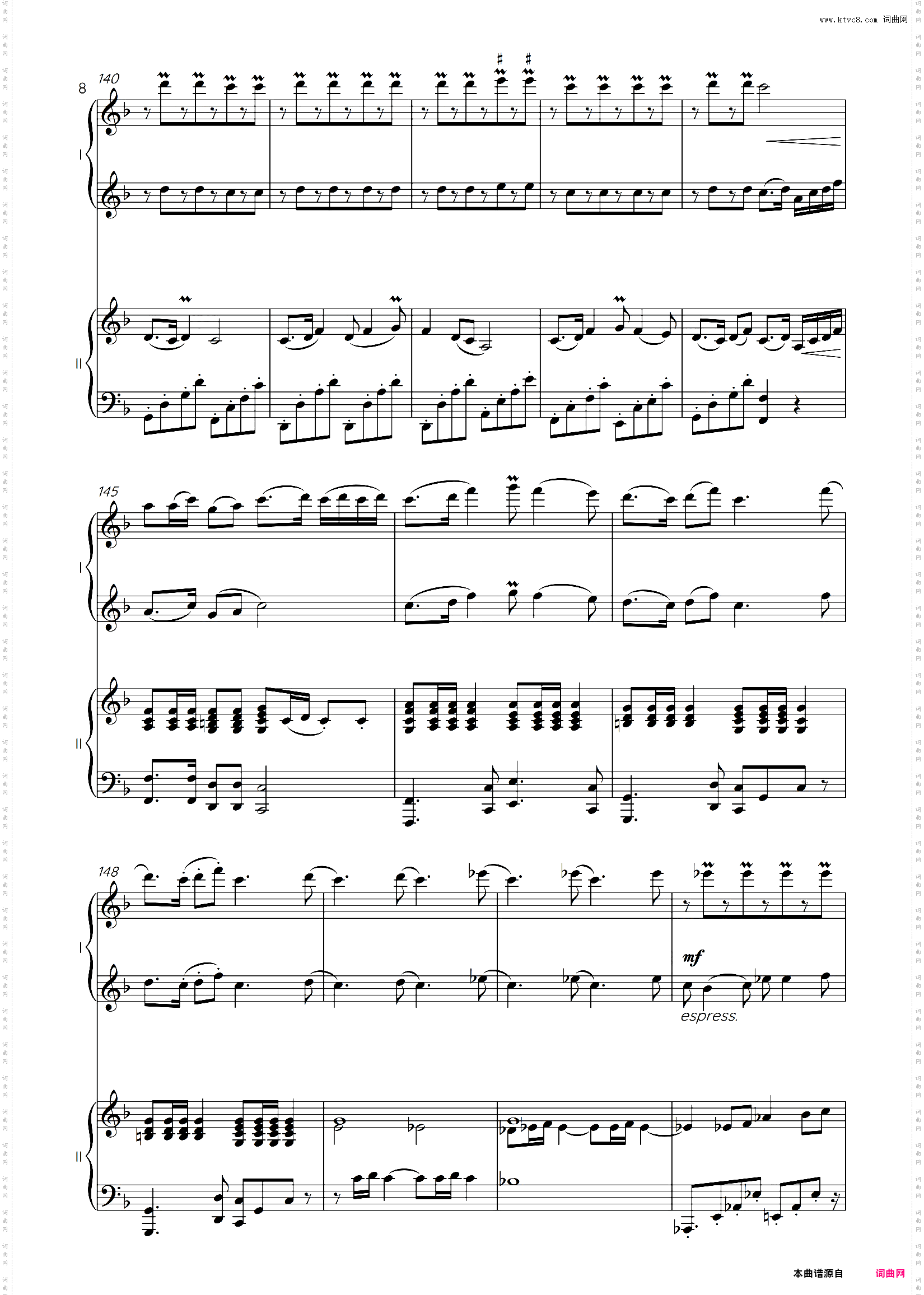 春节序曲1956_四手联弹