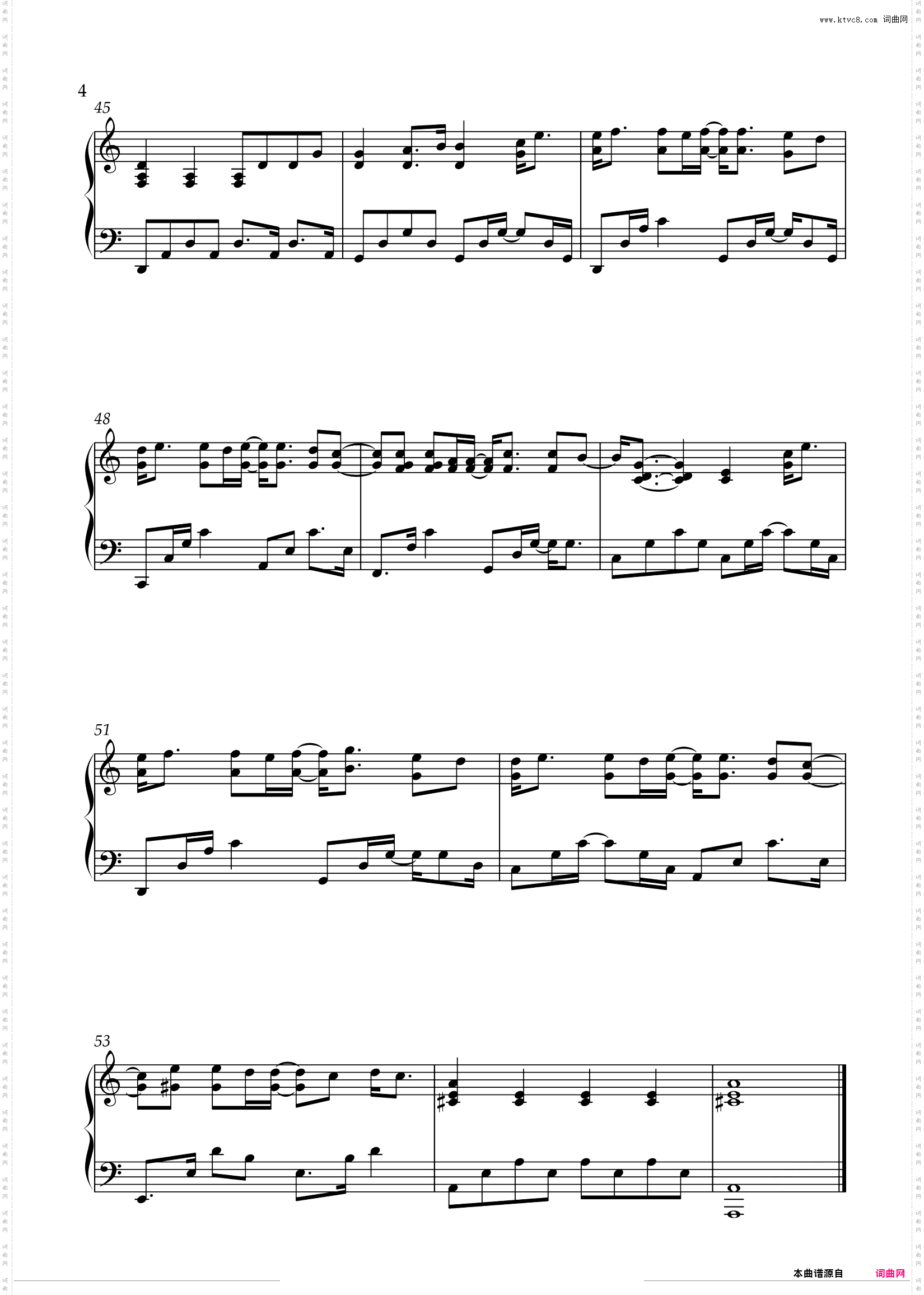 不要说话 -陈奕迅 【华丽演奏版】