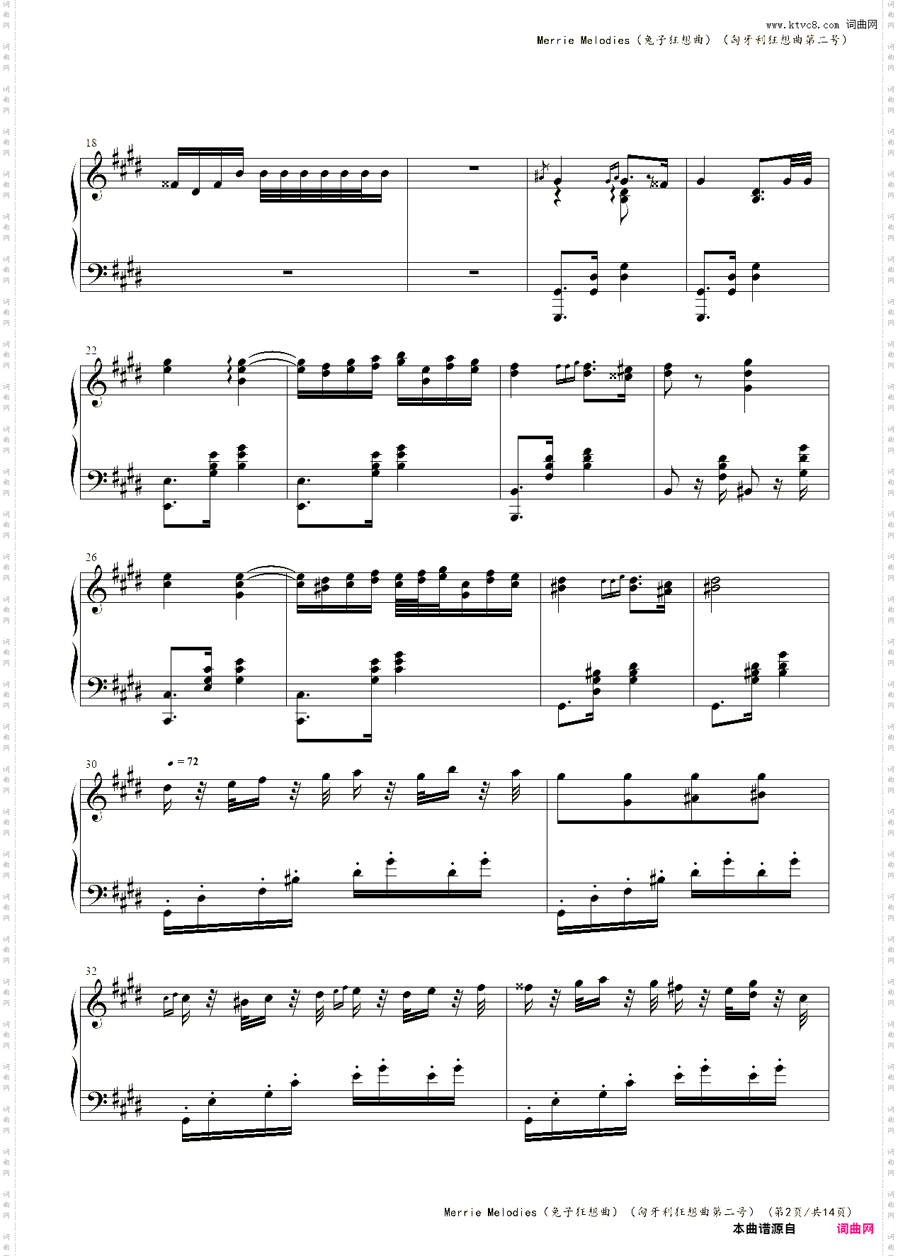 Merrie Melodies兔子狂想曲匈牙利狂想曲第二号