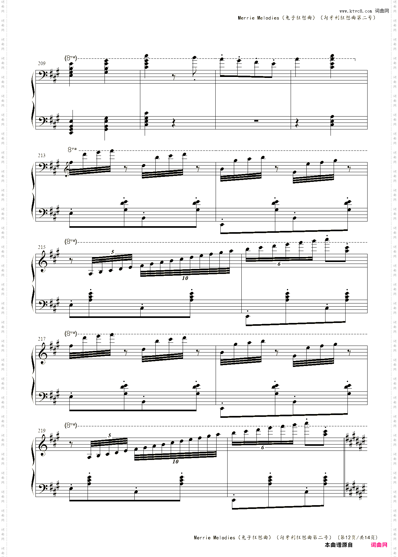 Merrie Melodies兔子狂想曲匈牙利狂想曲第二号