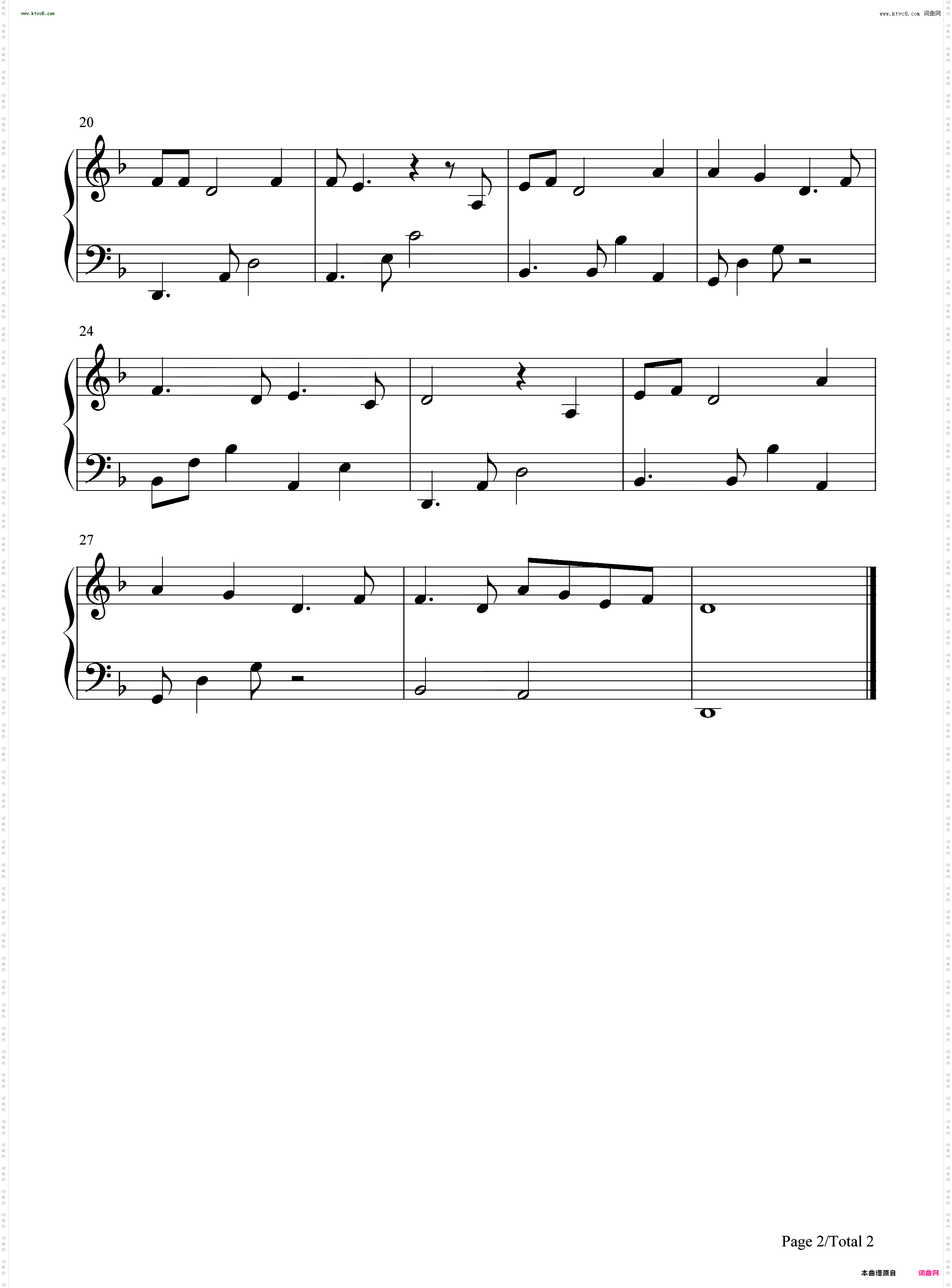 The Rains of Castamere_简单版-权力的游戏凄绝神曲