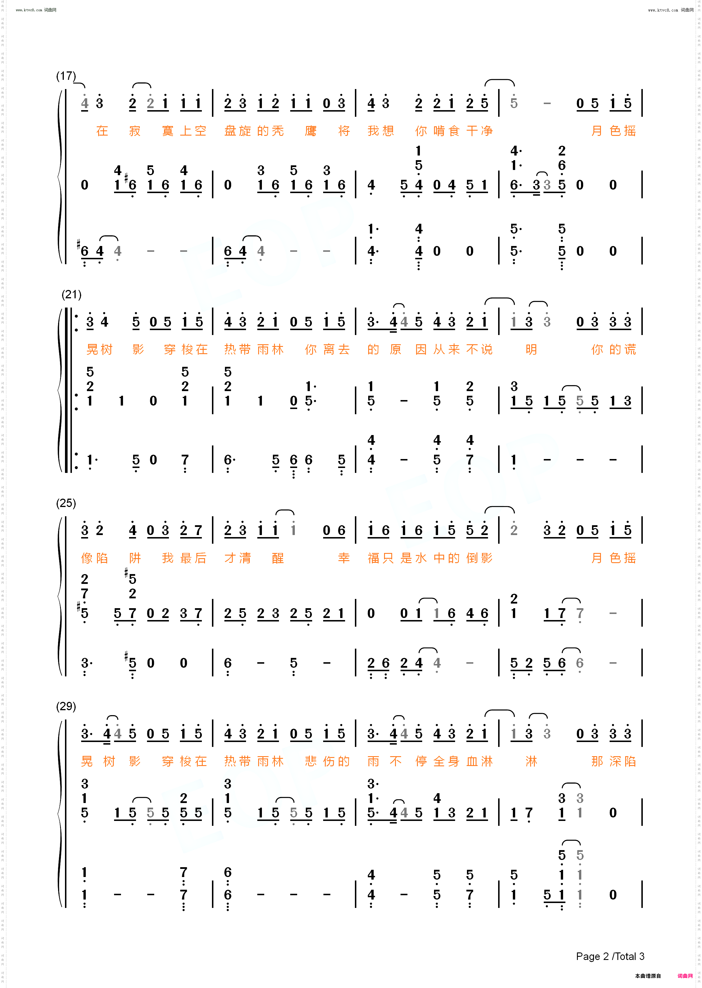 热带雨林_弹唱版