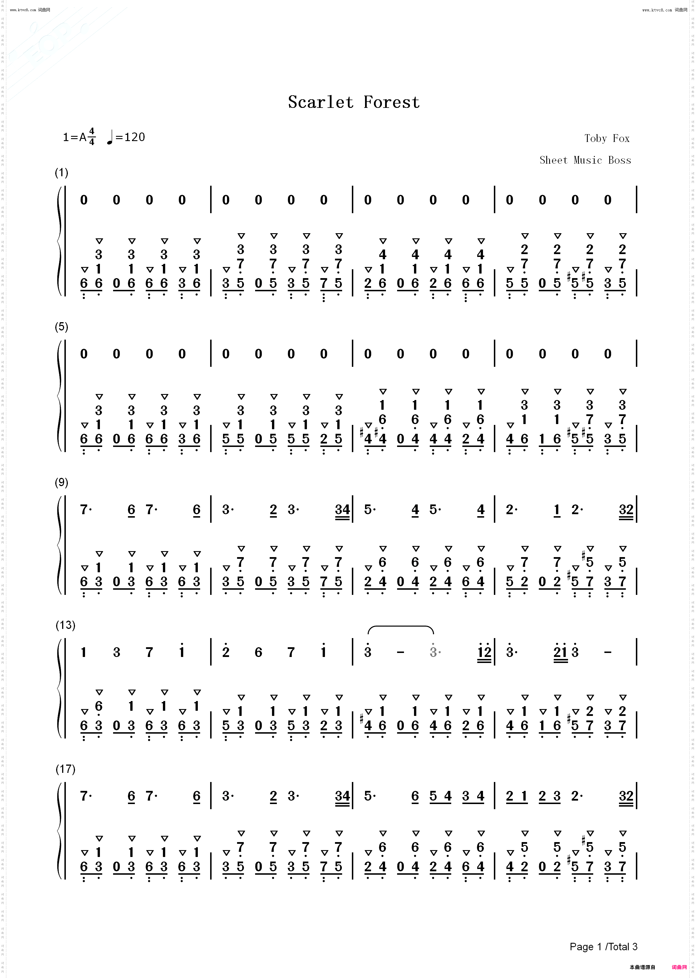 Scarlet Forest 猩红森林_Deltarune-三角符文