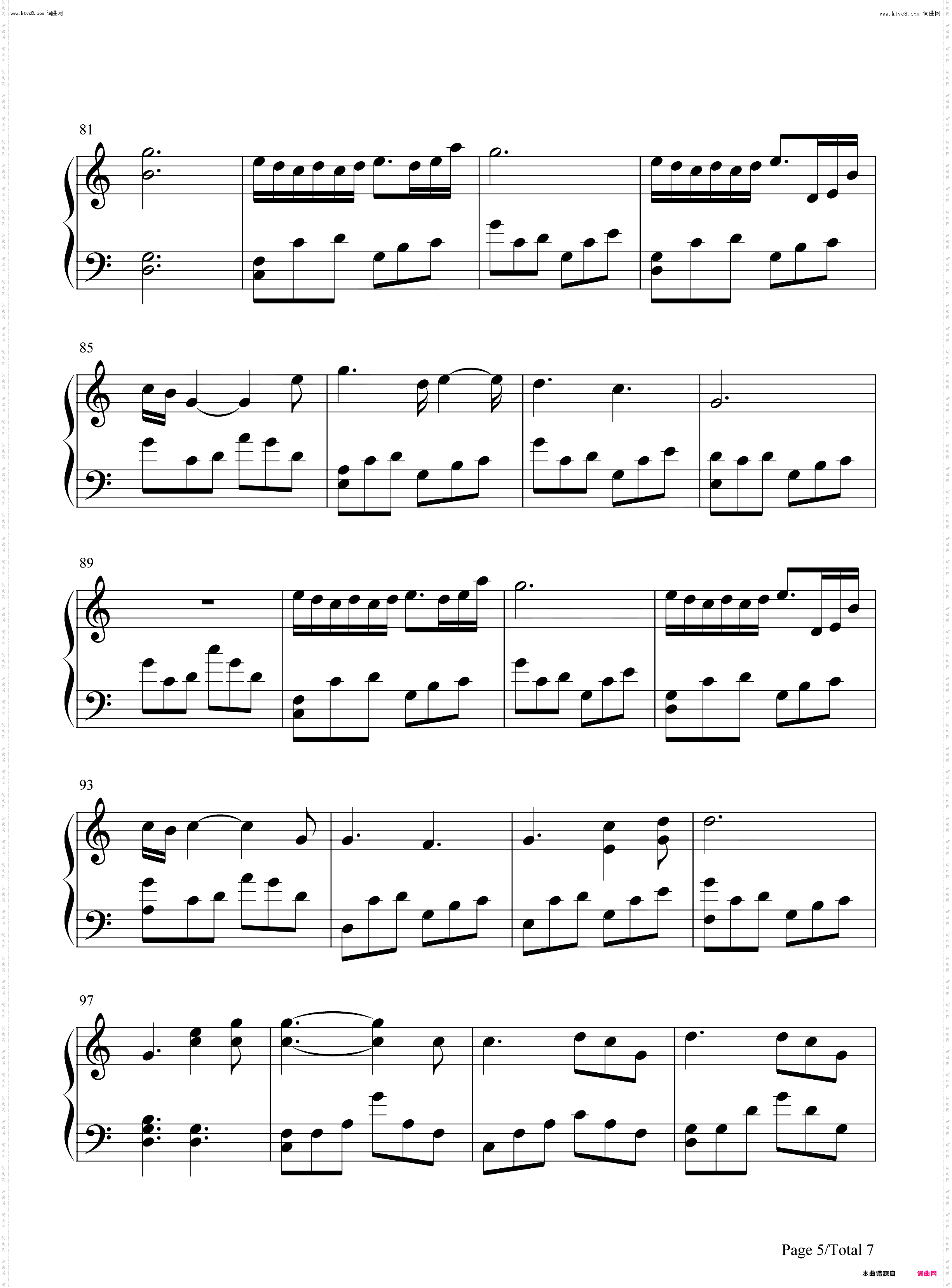 经过_原神四周年主题曲钢琴简谱线谱