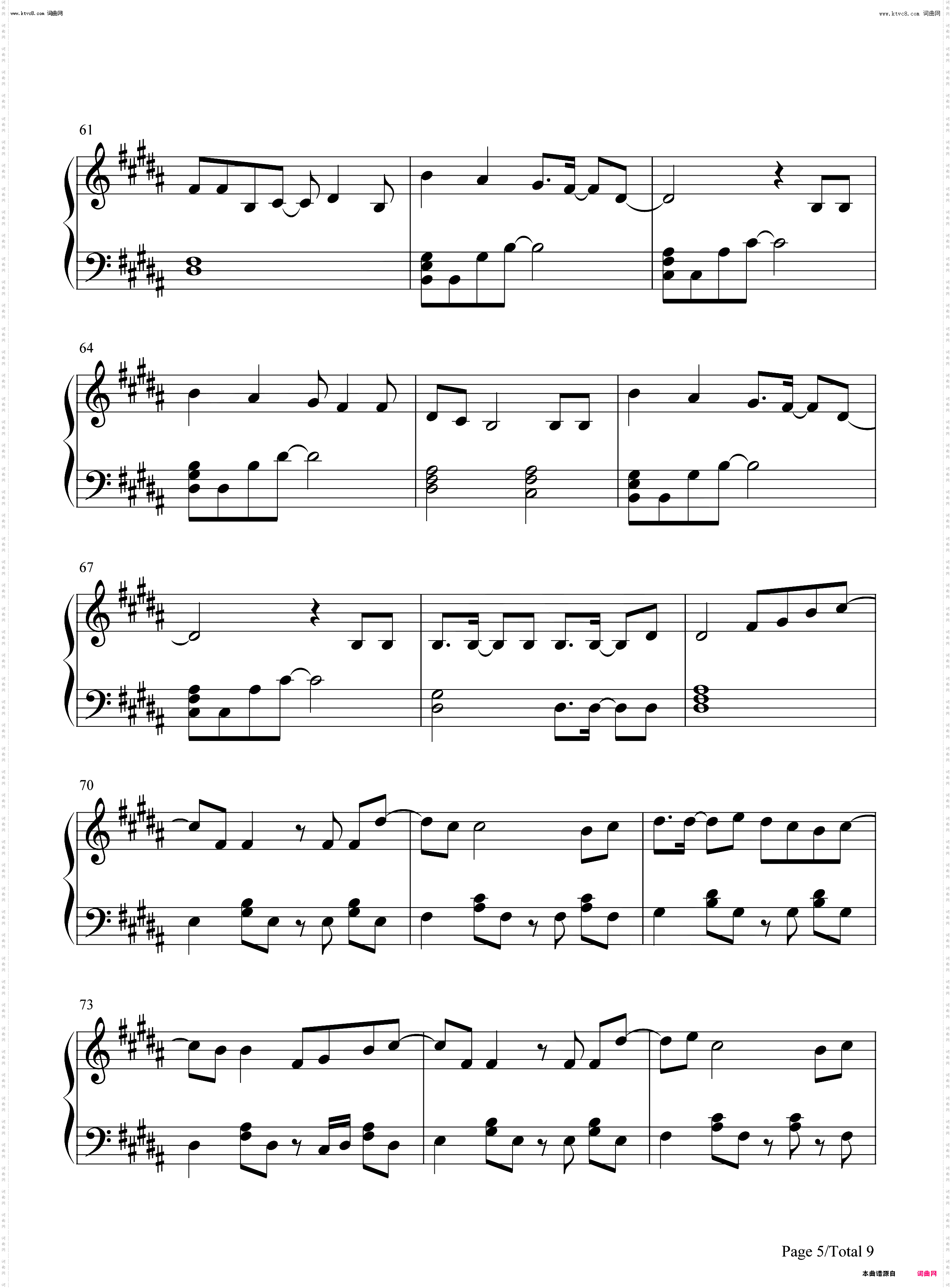 We Are The Light_濑户内海ED钢琴简谱线谱