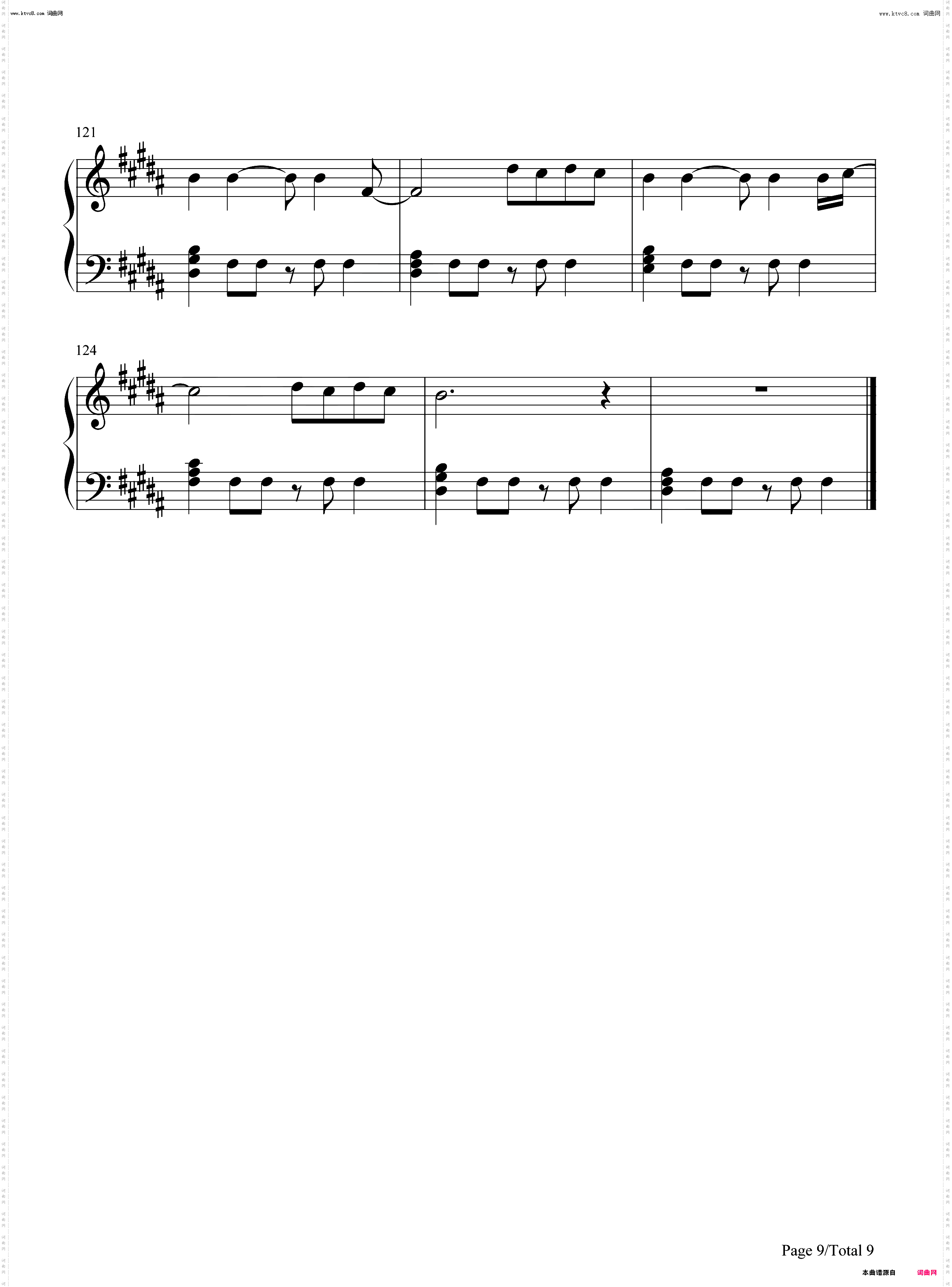 We Are The Light_濑户内海ED钢琴简谱线谱