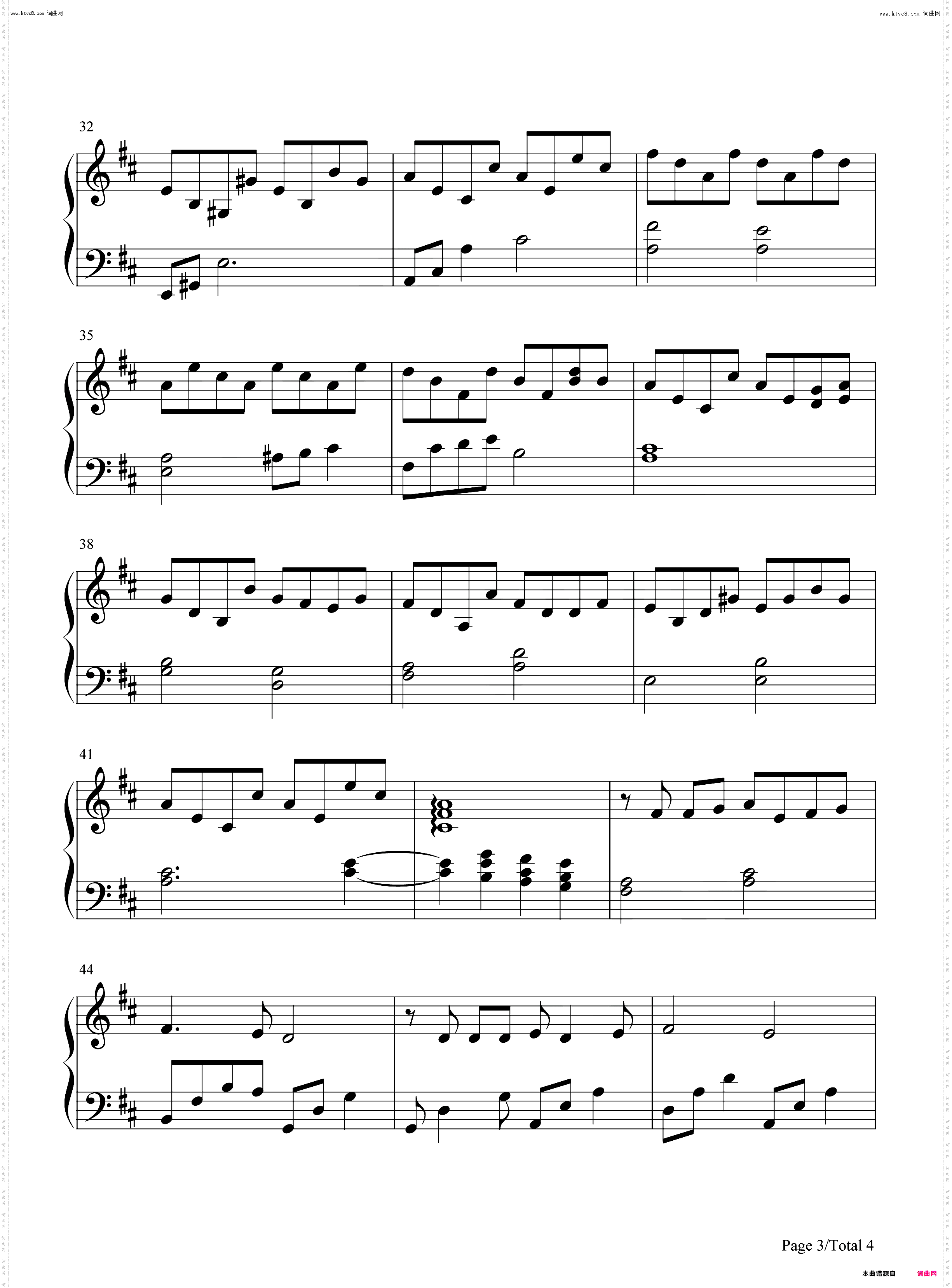 阳だまりにて和む猫-陽だまりにて和む猫-阳光下安静的猫_简单版钢琴简谱线谱