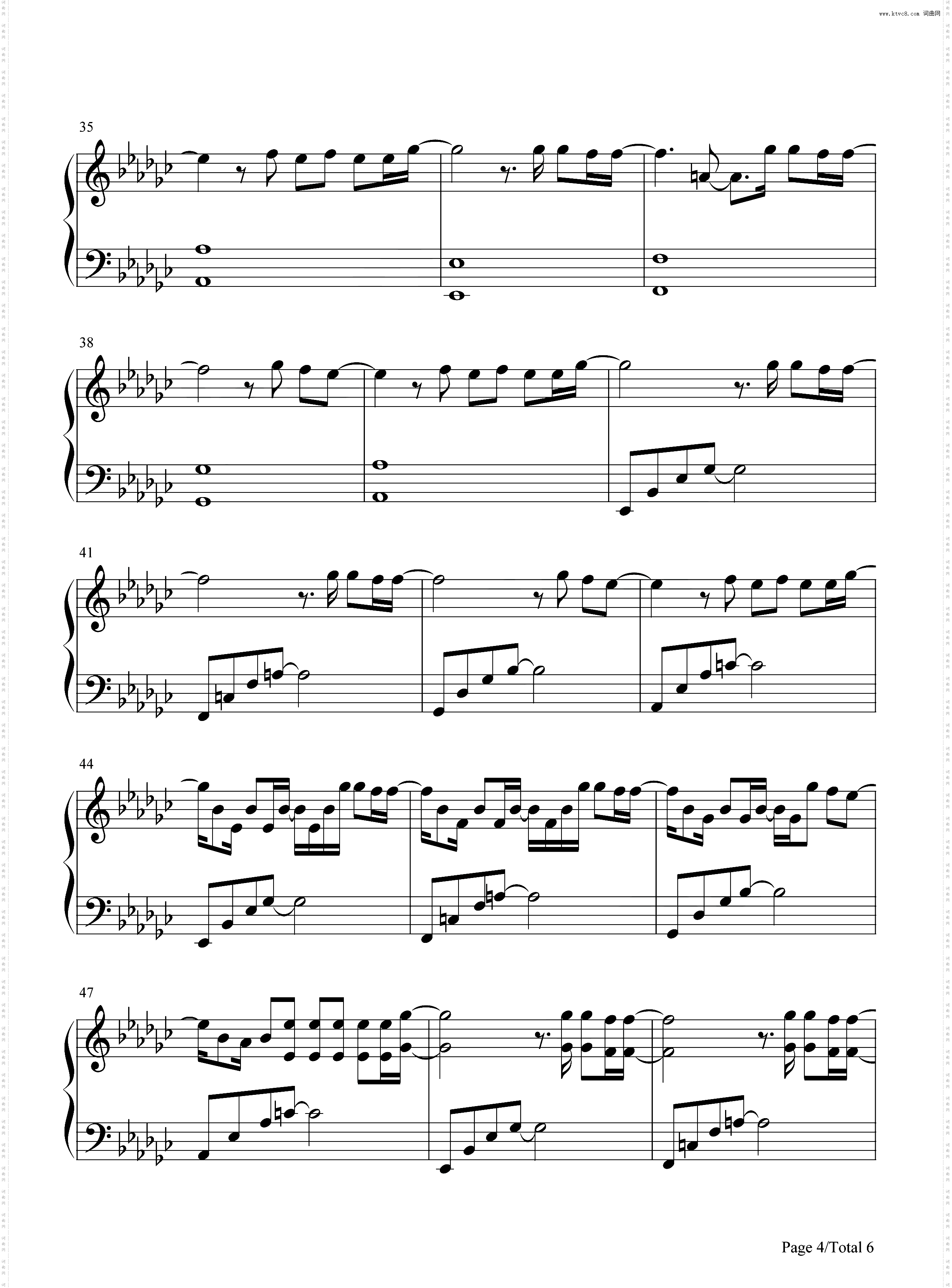 Goodbye_英雄联盟双城之战钢琴简谱线谱