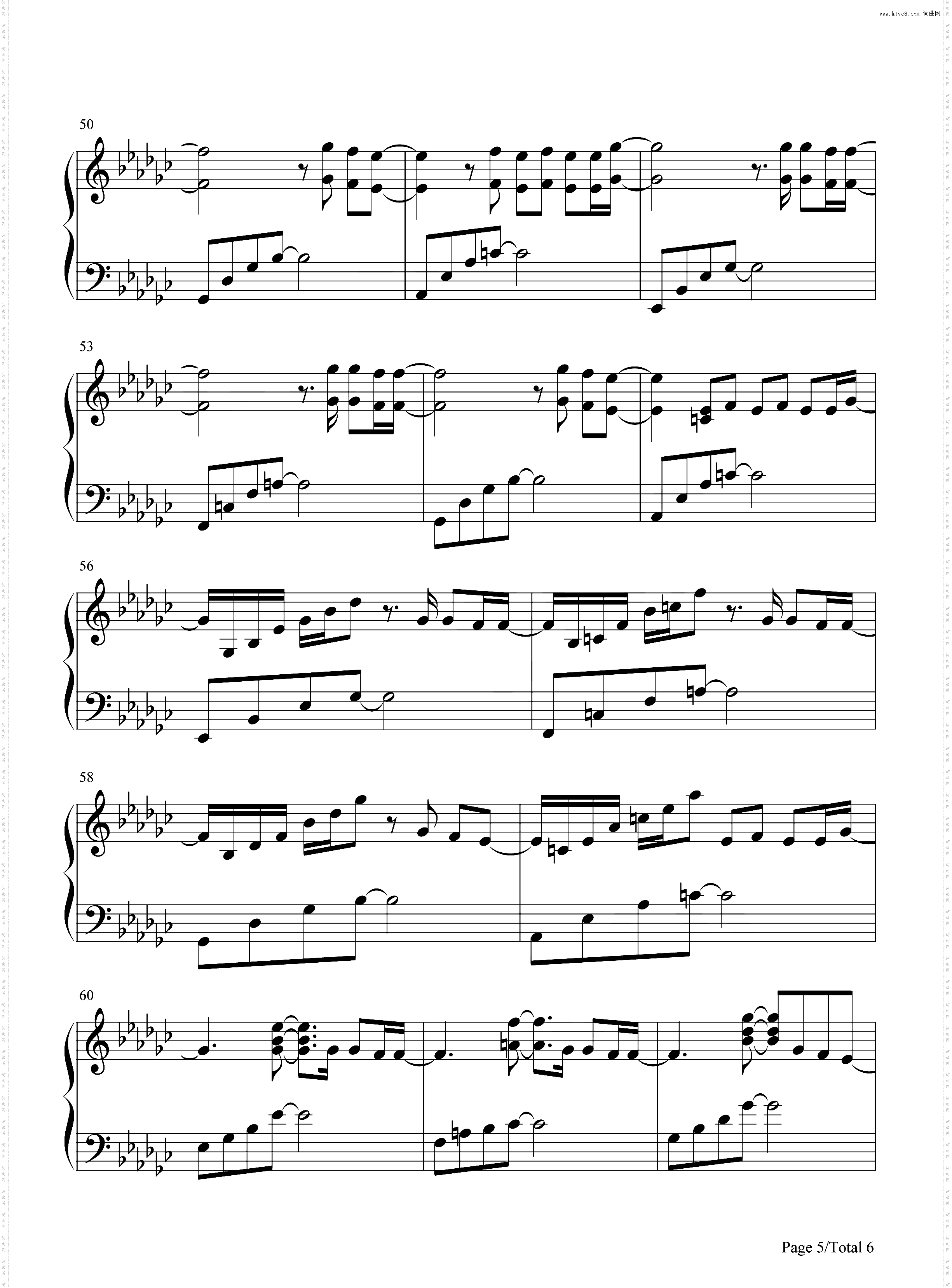 Goodbye_英雄联盟双城之战钢琴简谱线谱