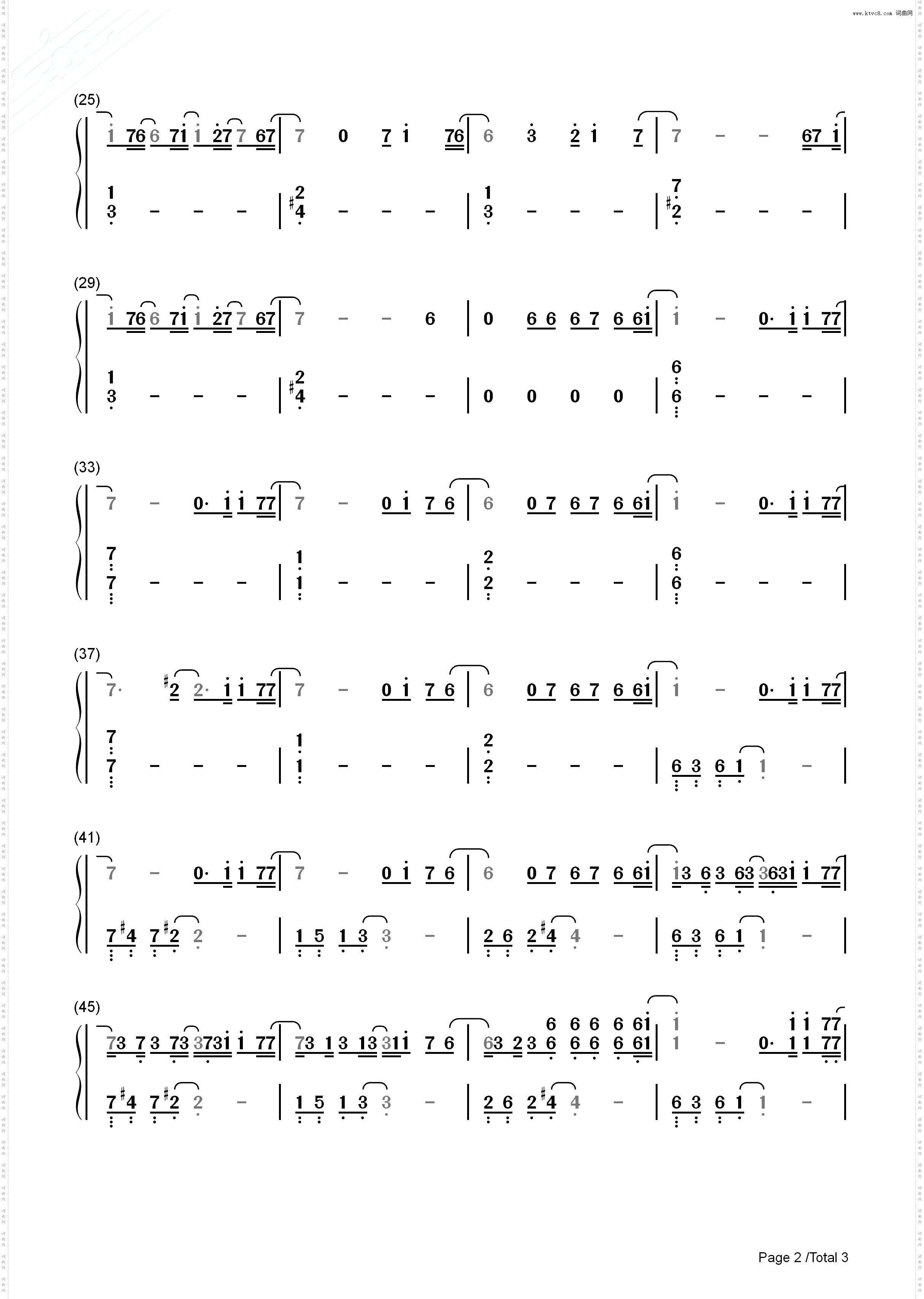 Goodbye_英雄联盟双城之战钢琴简谱线谱