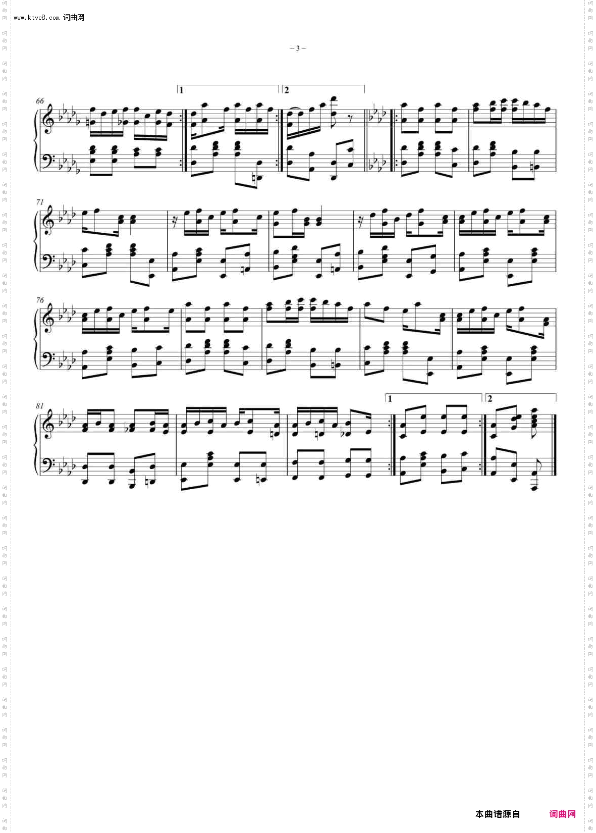 Maple Leaf Rag 枫叶拉格_调号辅助标色系列
