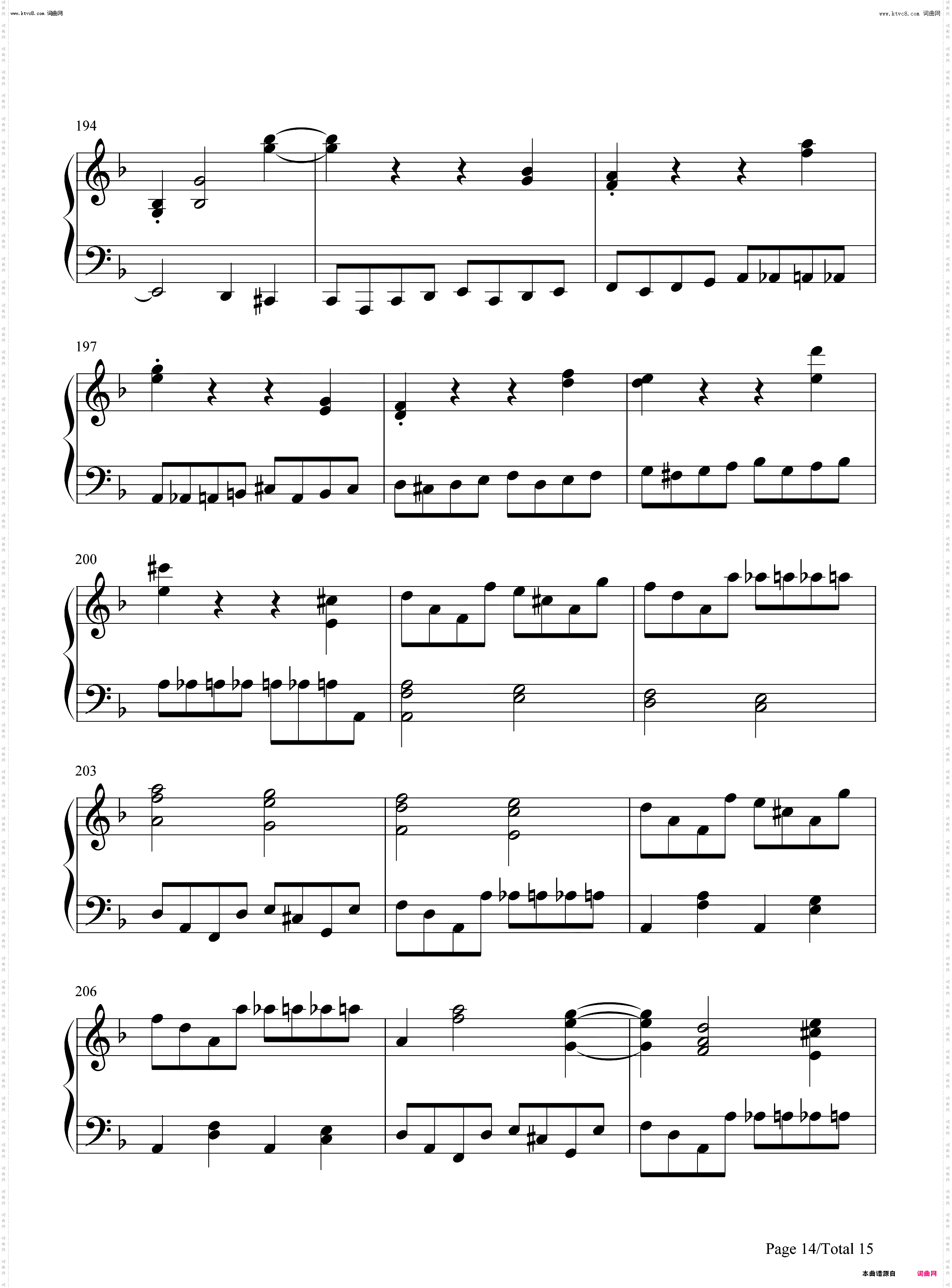 暴风雨-暴风雨奏鸣曲-第一乐章_钢琴简谱线谱