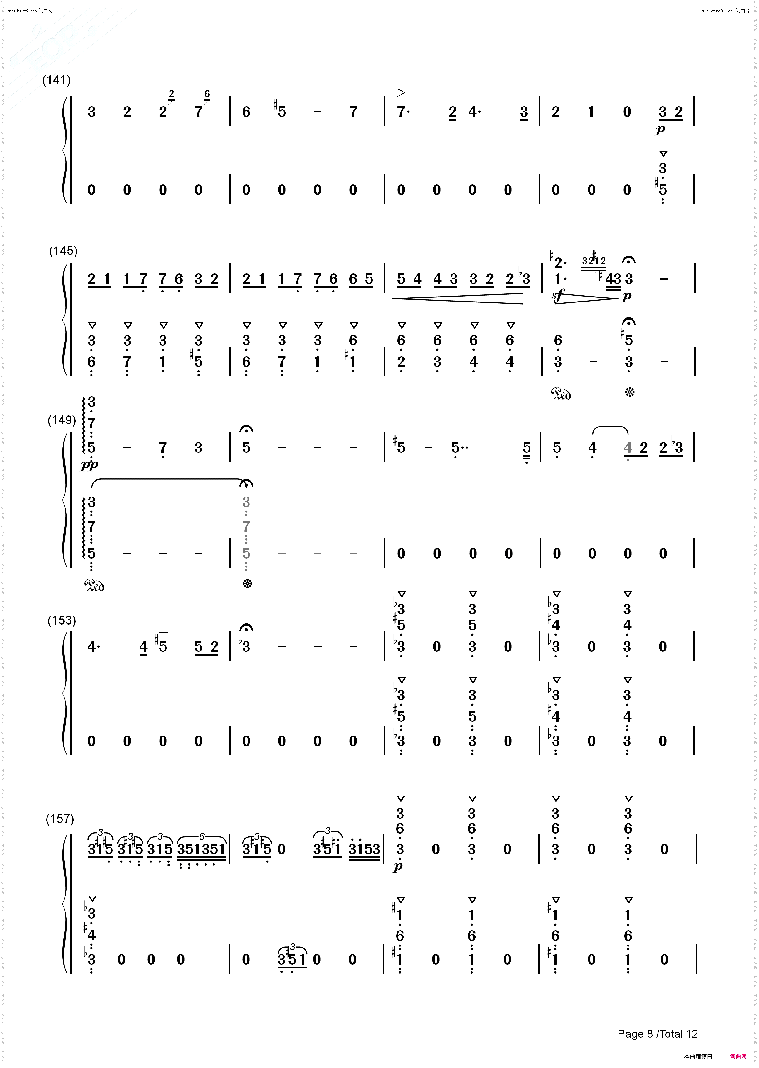 暴风雨-暴风雨奏鸣曲-第一乐章_钢琴简谱线谱