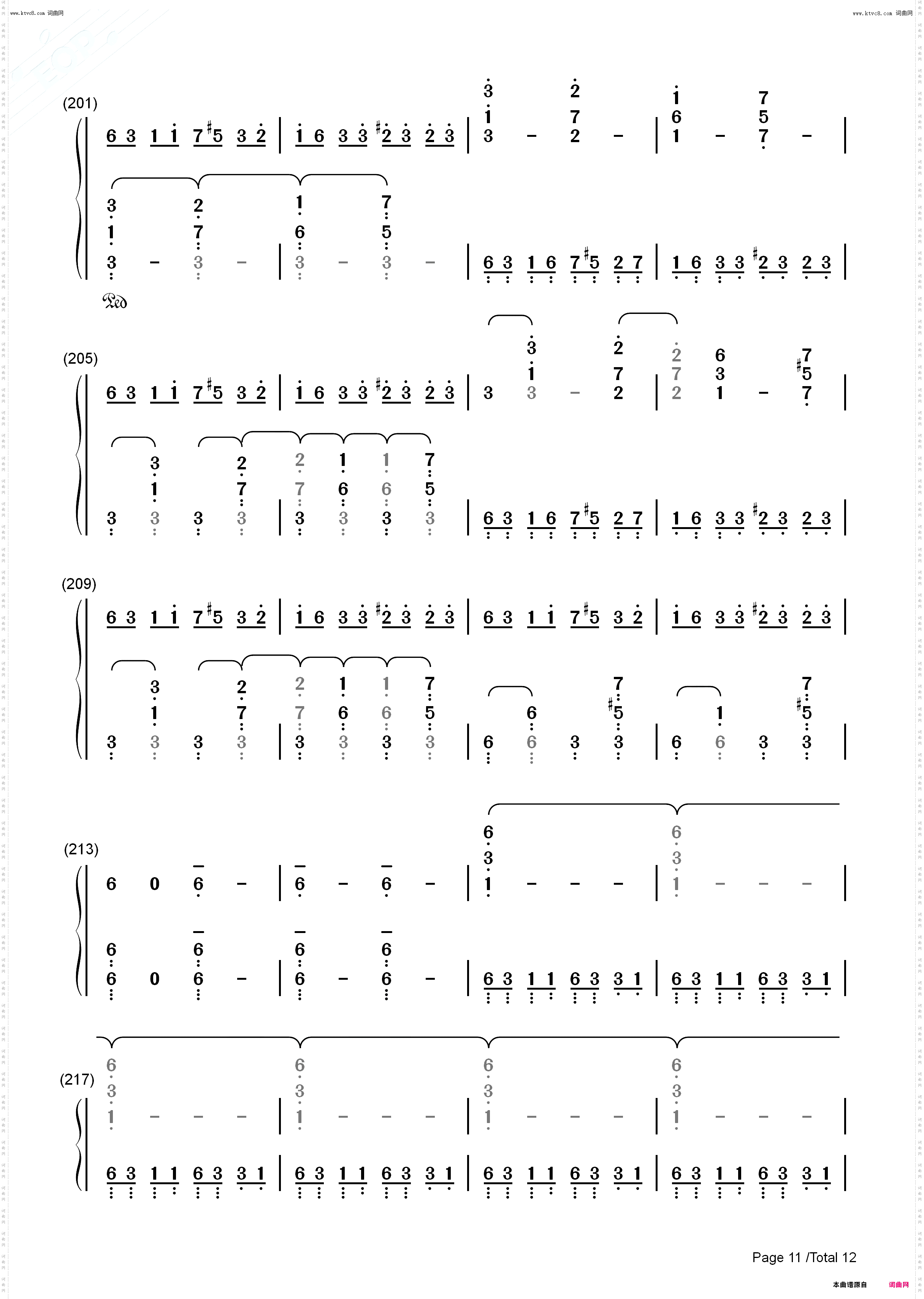 暴风雨-暴风雨奏鸣曲-第一乐章_钢琴简谱线谱