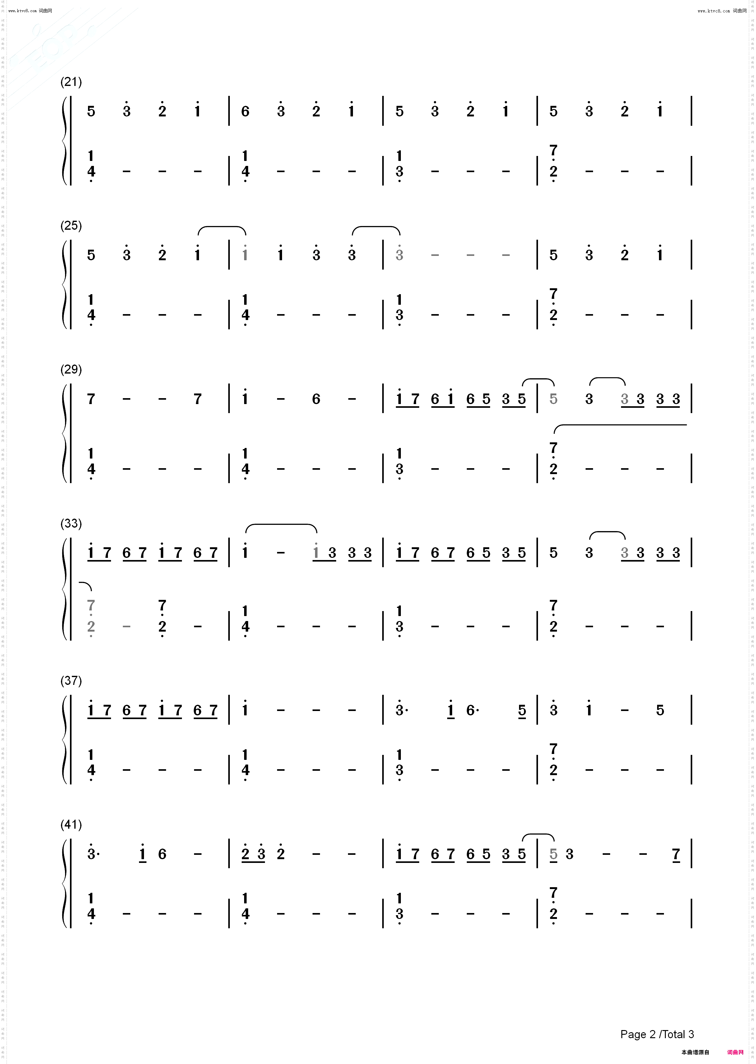 Don't Be Sad_钢琴五线谱及简谱