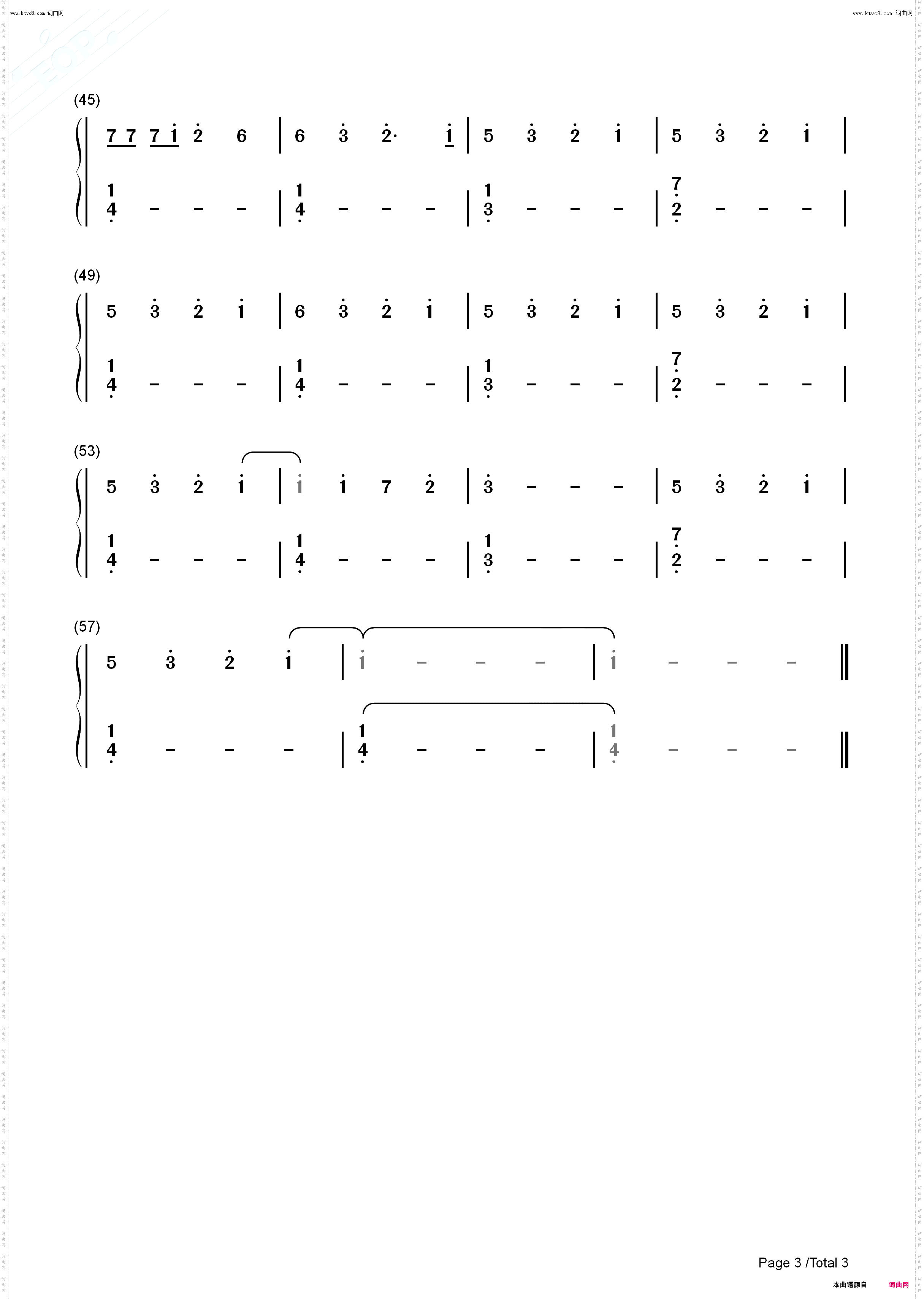 Don't Be Sad_钢琴五线谱及简谱