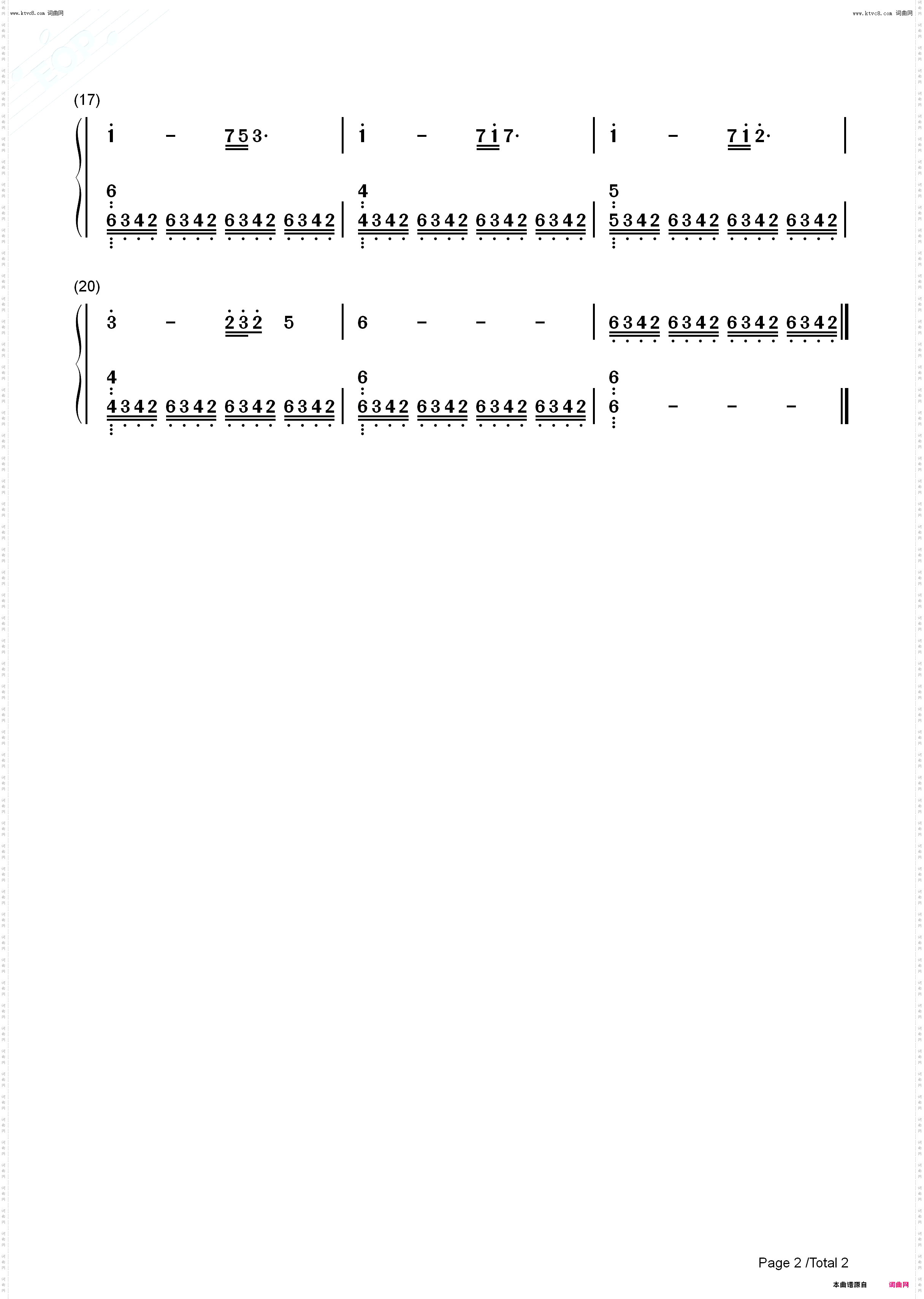 盤上遊戯黙示録 BATTLE FINISH_Fate Grand Order钢琴五线谱及简谱