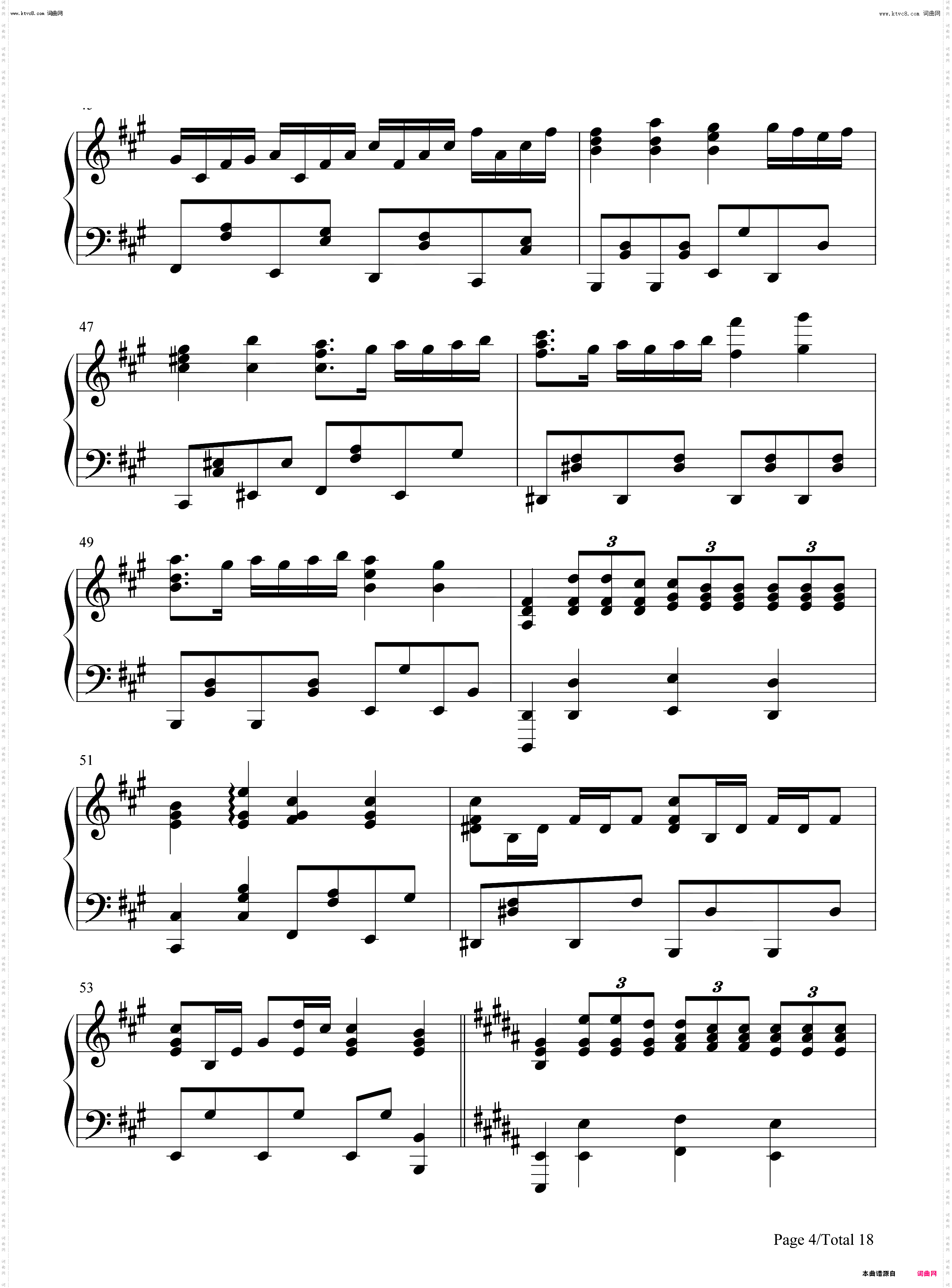 Anima-Deemo-古树旋律_钢琴五线谱及简谱