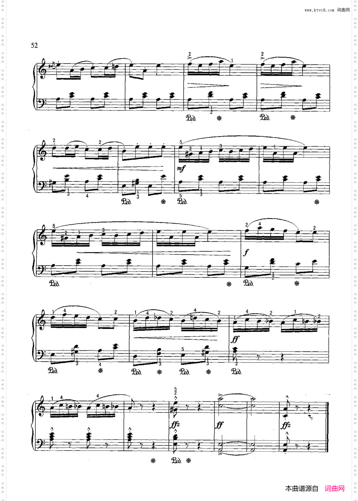 吉普赛营地_不可不弹的世界钢琴名曲100首