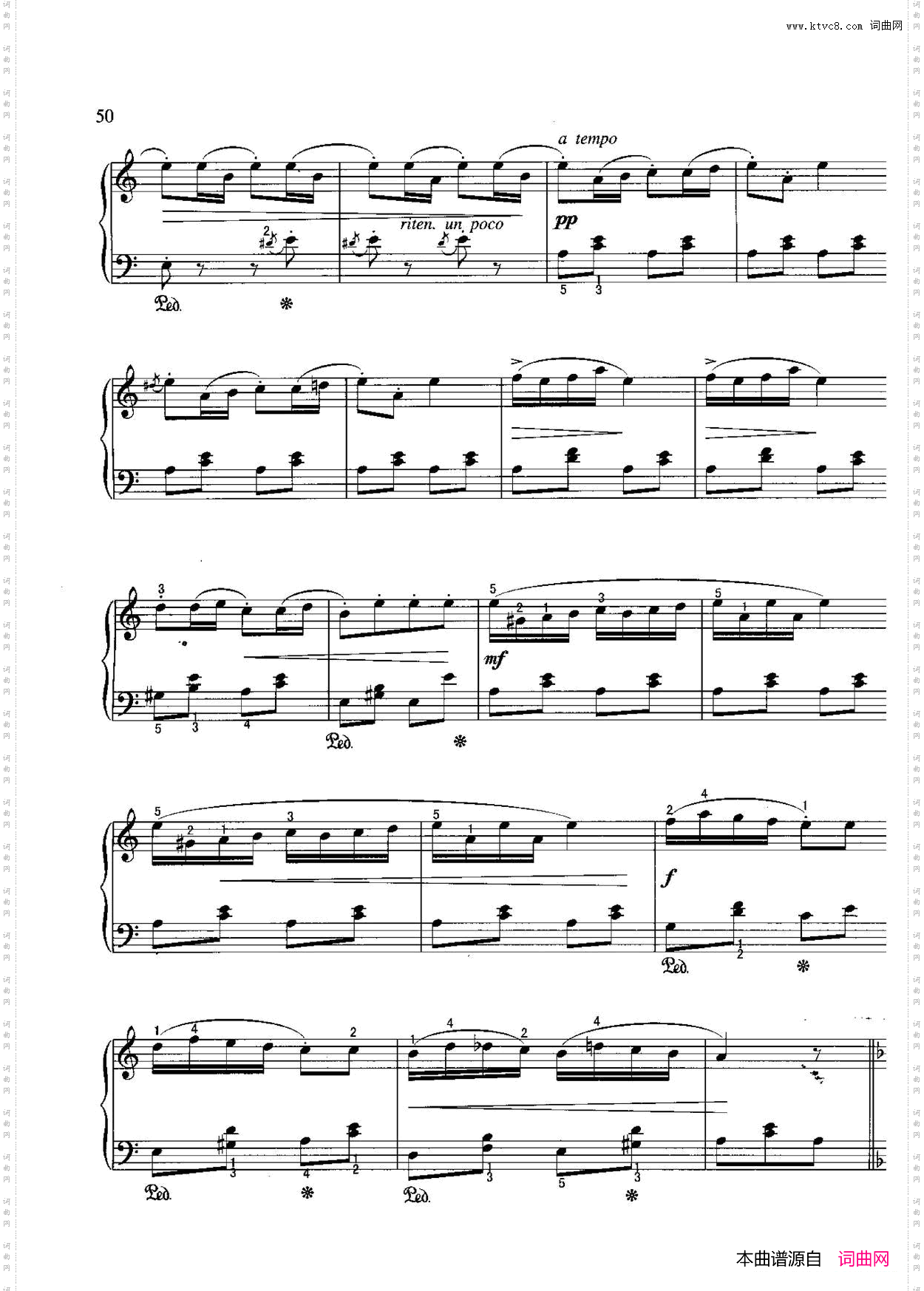 吉普赛营地_不可不弹的世界钢琴名曲100首