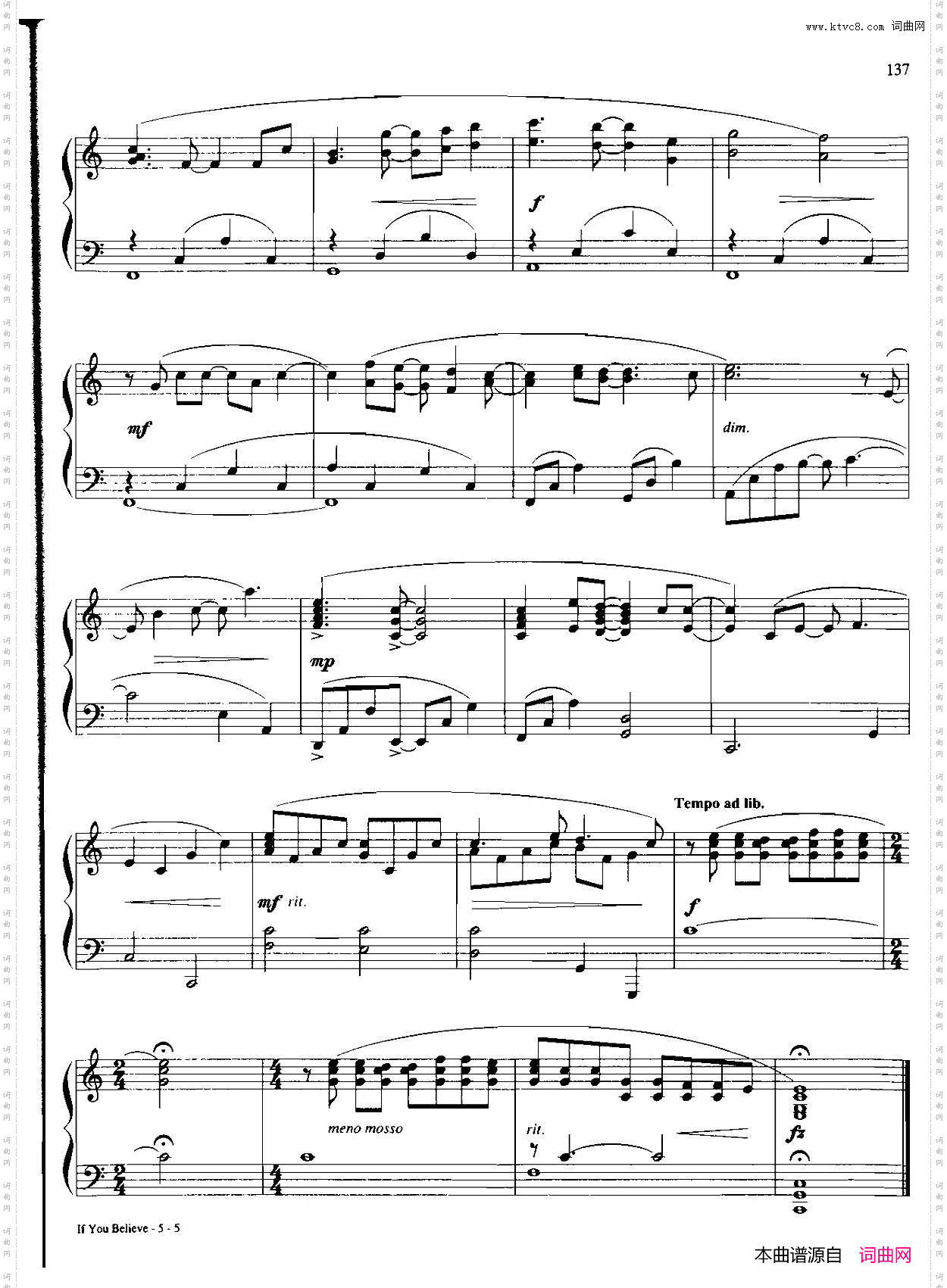 IFYOUBelieve_Dan Coates 流行情调钢琴谱集