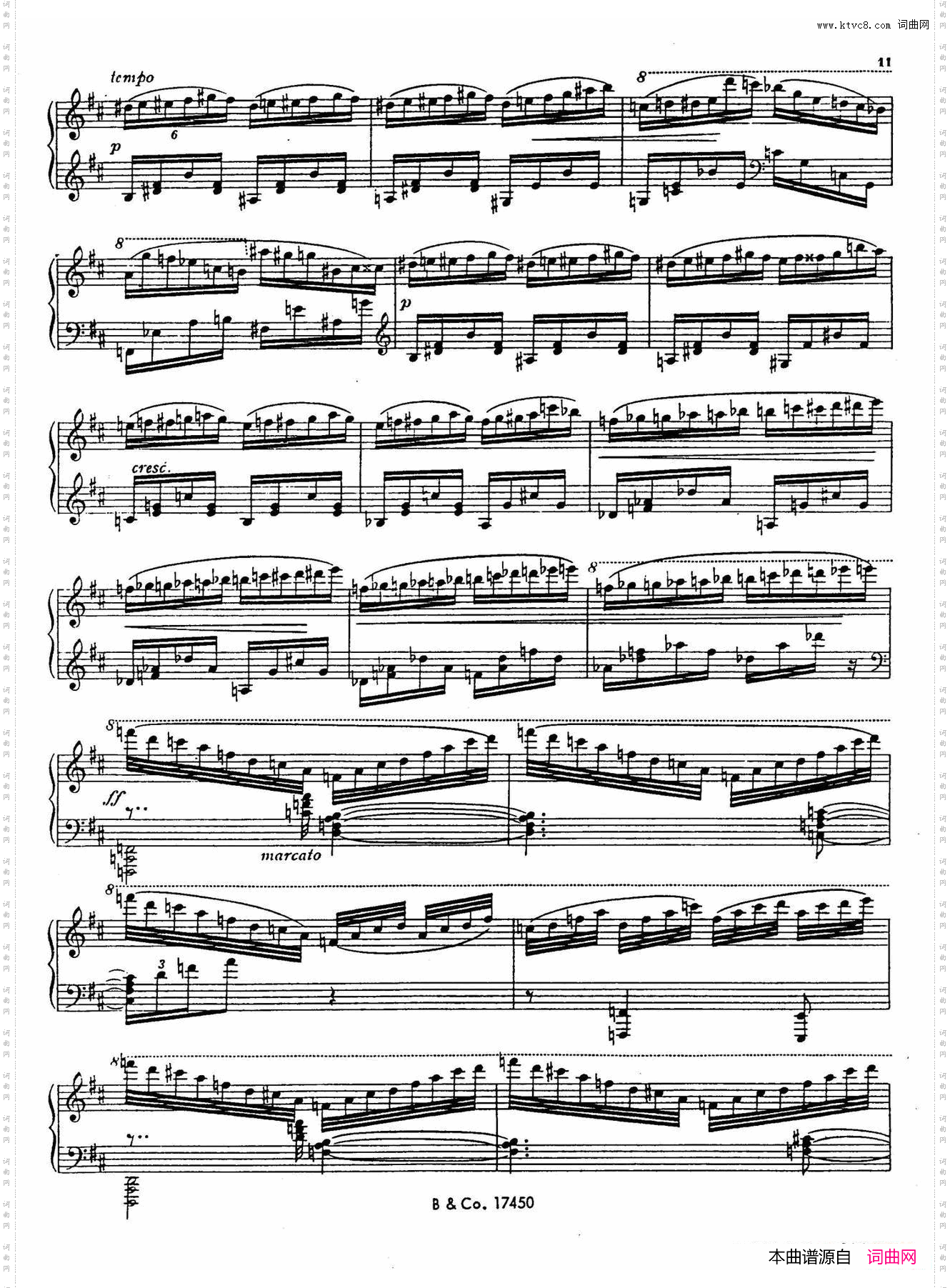 Premiere Etude de Concert Op·65第一号音乐会练习曲